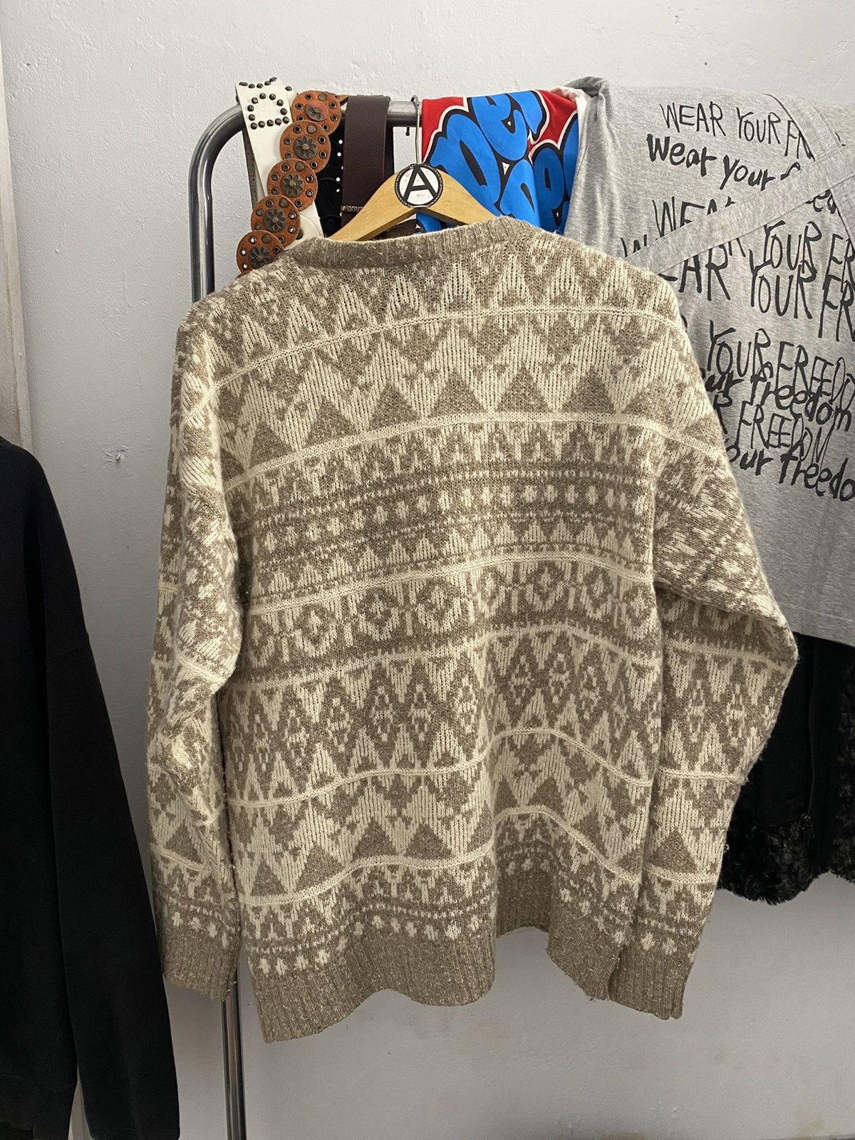 Vintage × Yves Saint Laurent Yves Saint Laurent Knit Size US L / EU 52-54 / 3 - 3 Thumbnail