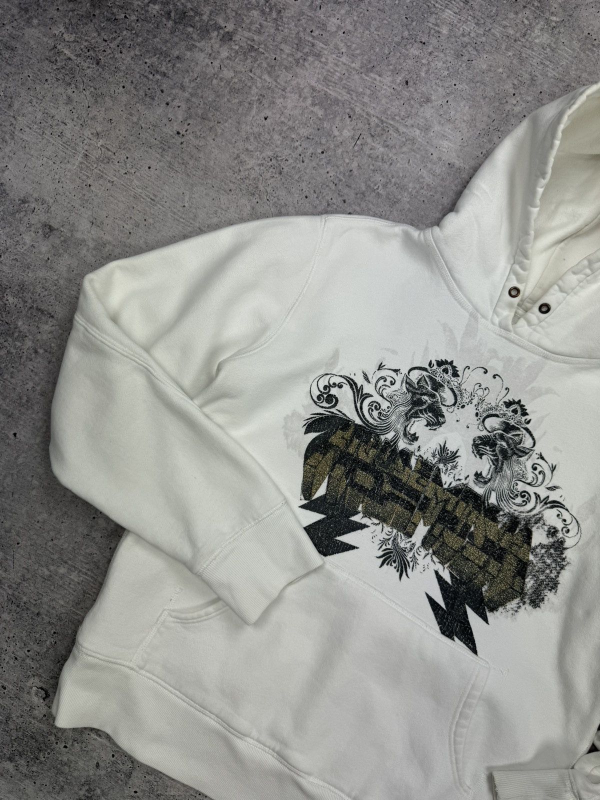 Diesel × Vintage Vintage 90’s Y2K Style Diesel Big Logo Heavy Cotton Hoodie Size US M / EU 48-50 / 2 - 5 Thumbnail