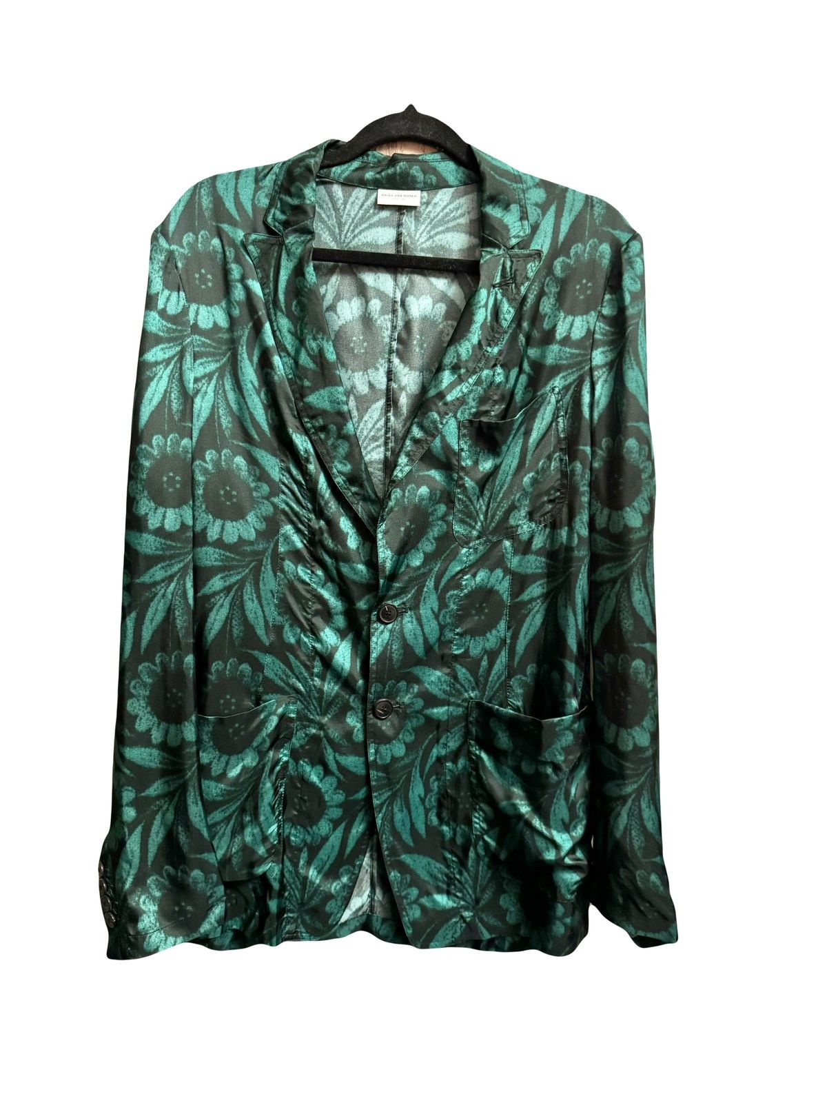 Dries Van Noten dries van noten runway printed blazer jacket 46 Size 46S - 1 Thumbnail