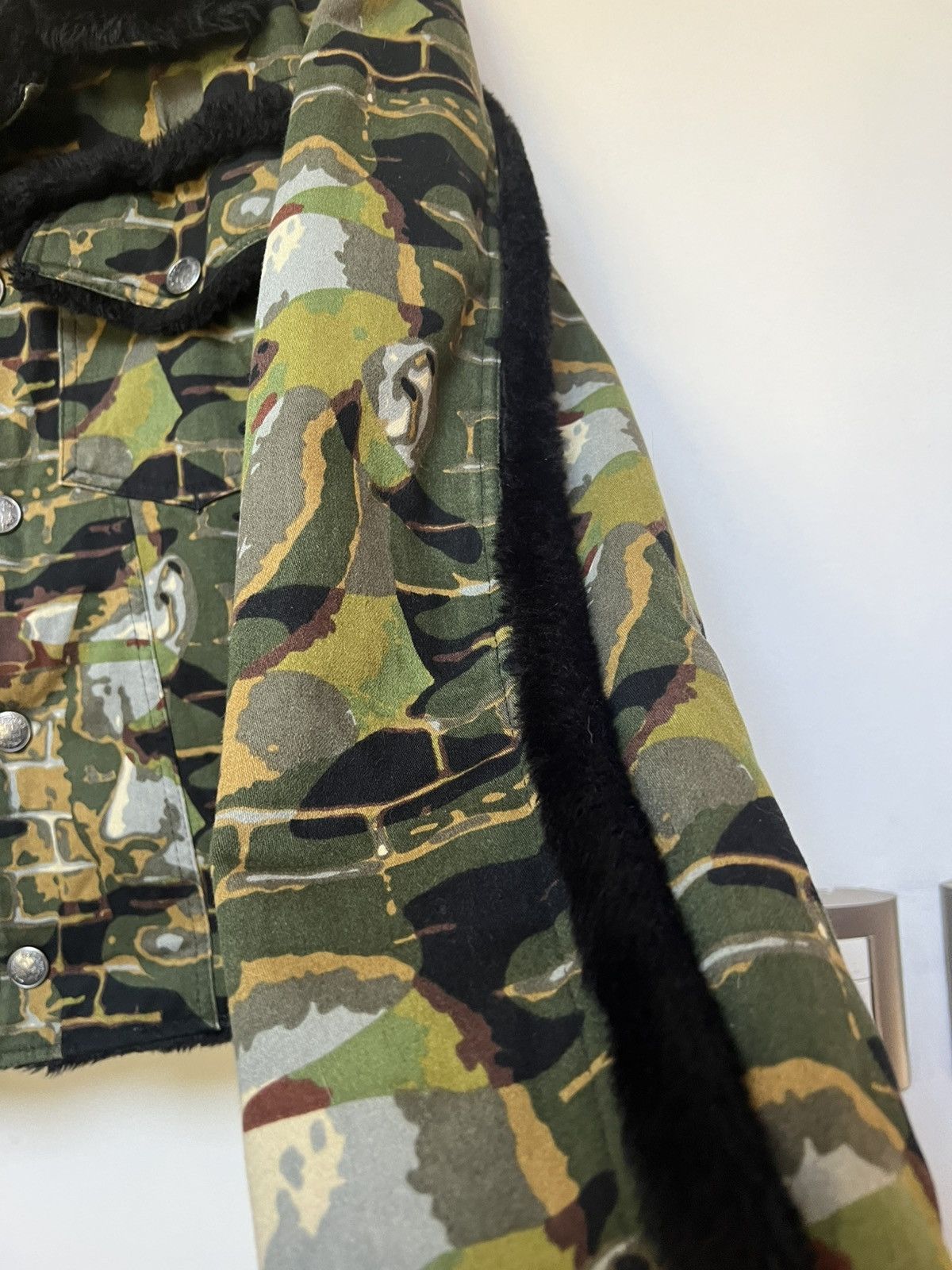 Jean Paul Gaultier Jean Paul Gaultier Camo Faces Jacket Size US M / EU 48-50 / 2 - 6 Thumbnail
