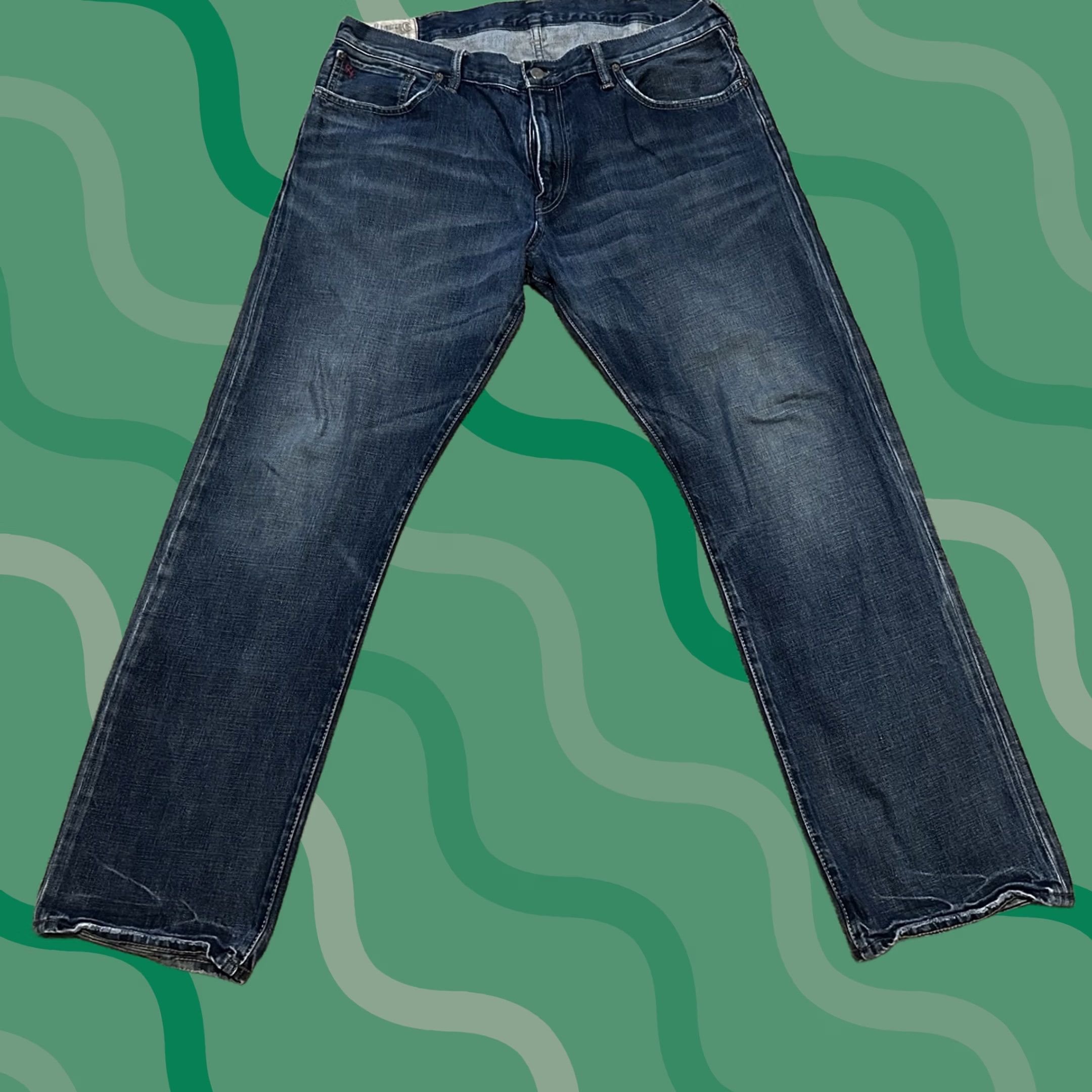 Polo Ralph Lauren Polo Ralph Lauren Jeans 867 Straight Blue 38x32 Classic Fit Denim 5-Pocket Mens Regular Size 38 Inseam 32 Light Wash Blue Size US M / EU 48-50 / 2 - 1 Thumbnail