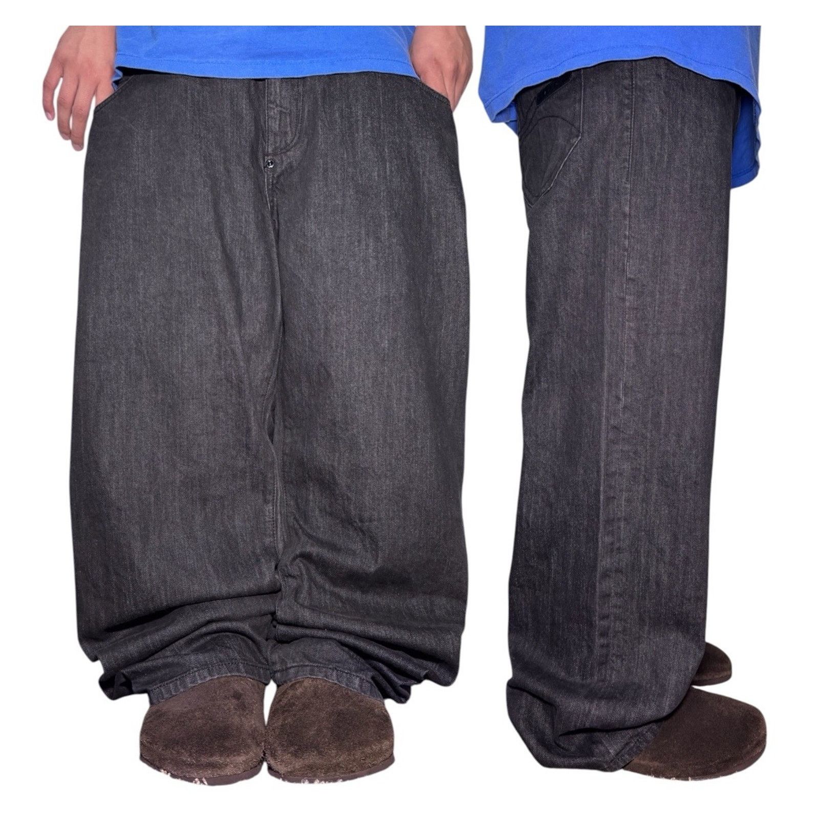 Sean John Y2k BAGGY Fit Jeans Mens Sean John 38x30 Wide Leg Type Size US 38 / EU 54 - 1 Thumbnail