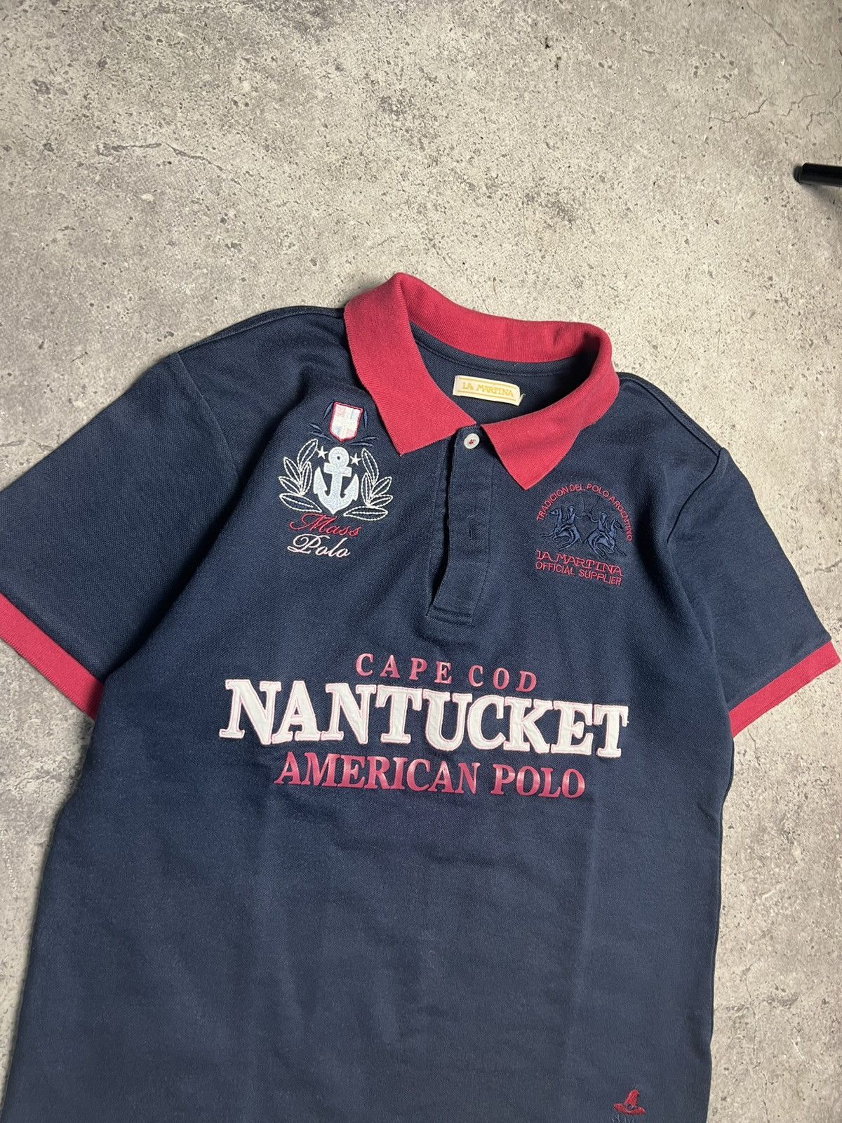 La Martina Vintage 90's la martina polo shirt Ralph lauren Thailand Size US S / EU 44-46 / 1 - 3 Thumbnail