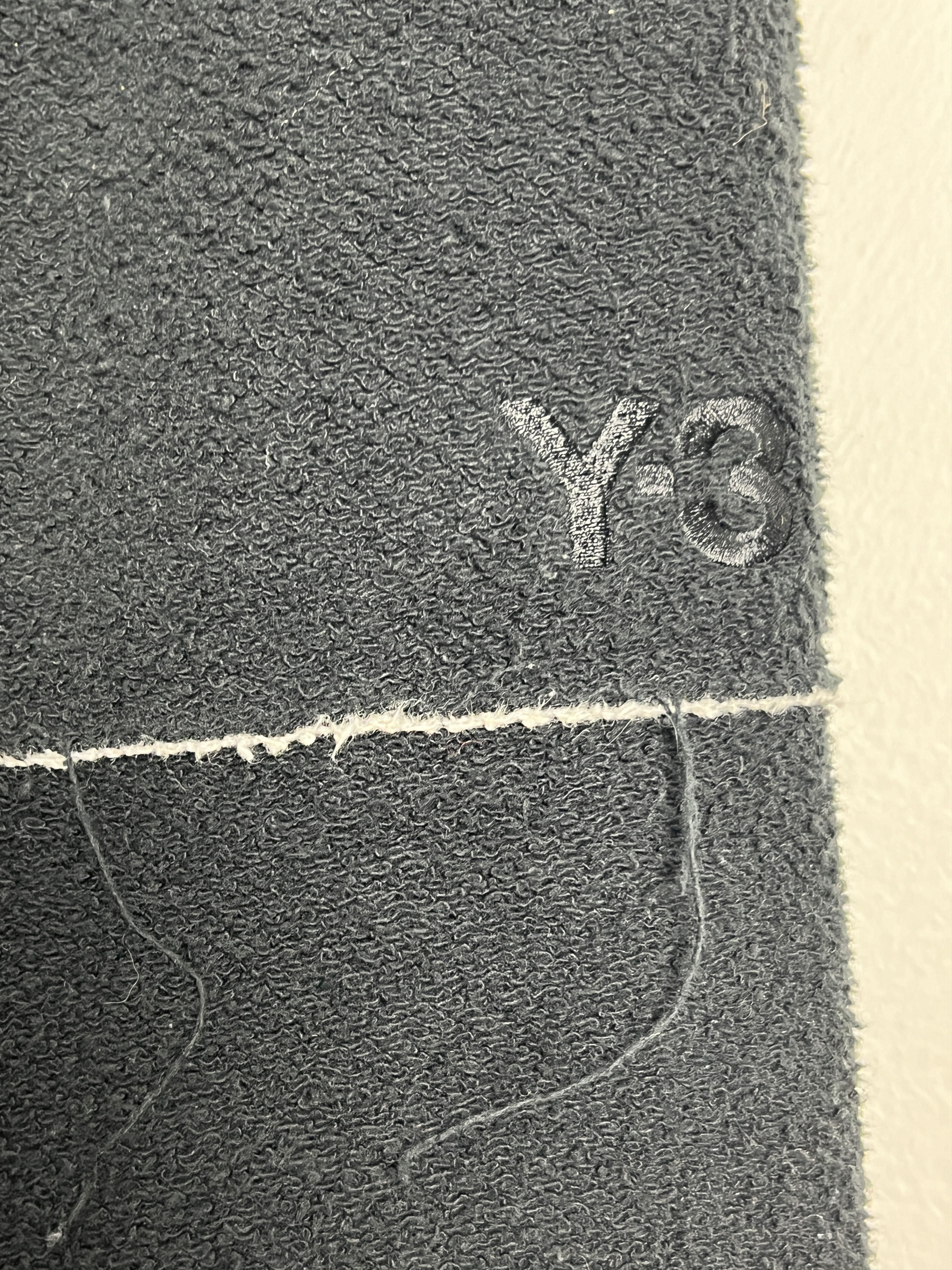 Y-3 Rare Organic Cotton Raw Hem Boucle Sweatpants Size US 30 / EU 46 - 8 Thumbnail