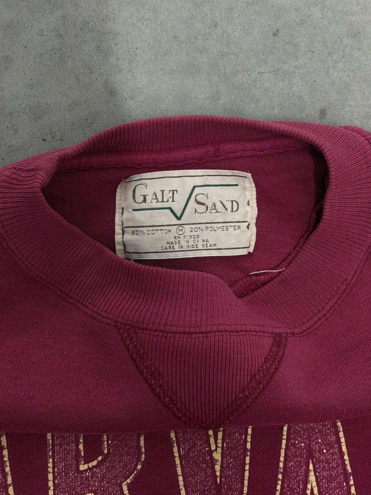 NCAA 90s Harvard University NCAA Faded Burgundy Sweatshirt Crew Size US M / EU 48-50 / 2 - 3 Thumbnail