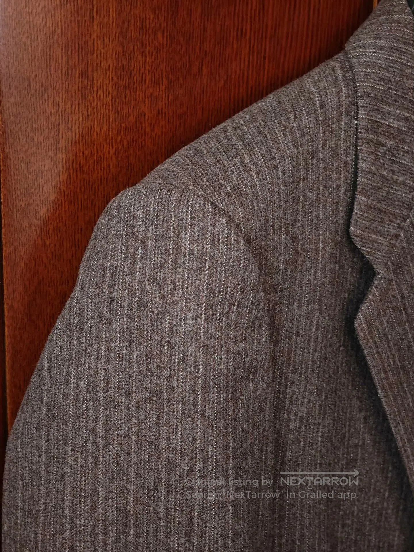 Zanetti Vintage Italian Brown Wool Blazer. Size US S / EU 44-46 / 1 - 3 Thumbnail