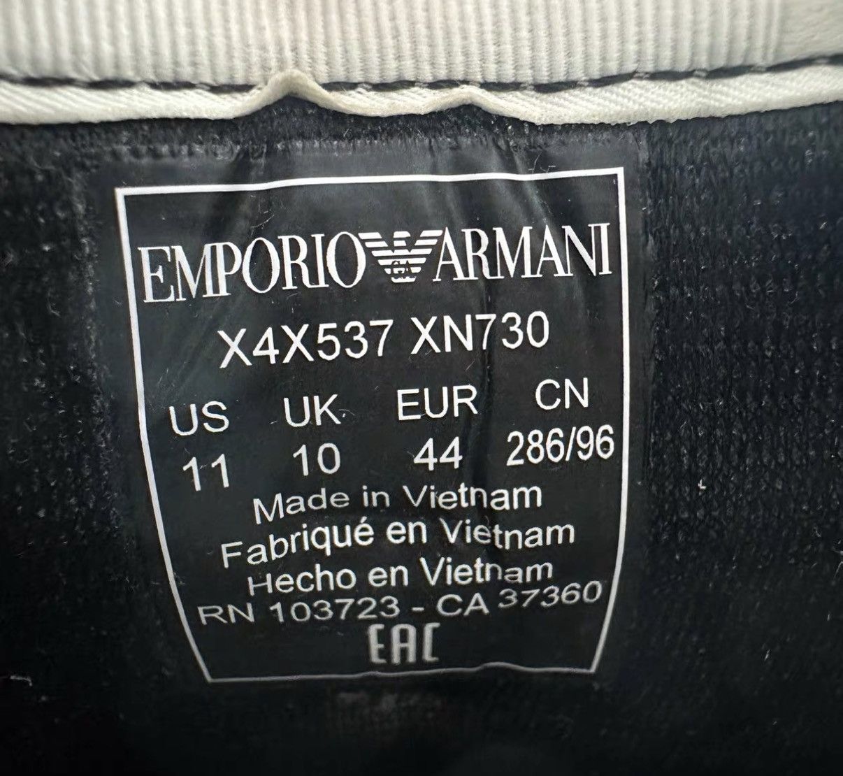 Armani Armani Suede Panel Casual Sneakers J42 Size US 10 / EU 43 - 7 Thumbnail