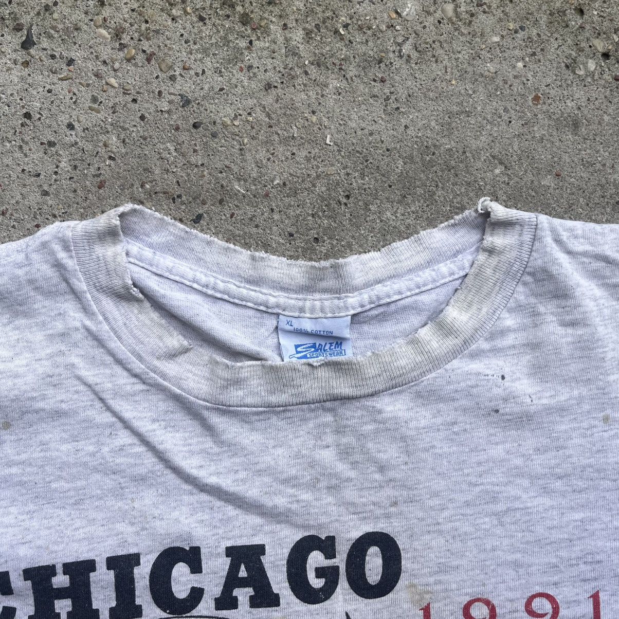 NBA × Salem Sportswear × Vintage Salem Vintage NBA Chicago Bulls 1991 NBA Finals Champions Size US XL / EU 56 / 4 - 9 Thumbnail