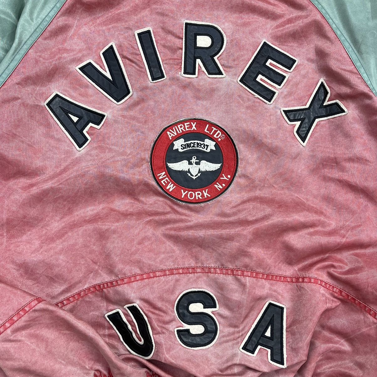 Vintage Avirex USA Big Logo Ma1 Bomber Flight Jacket