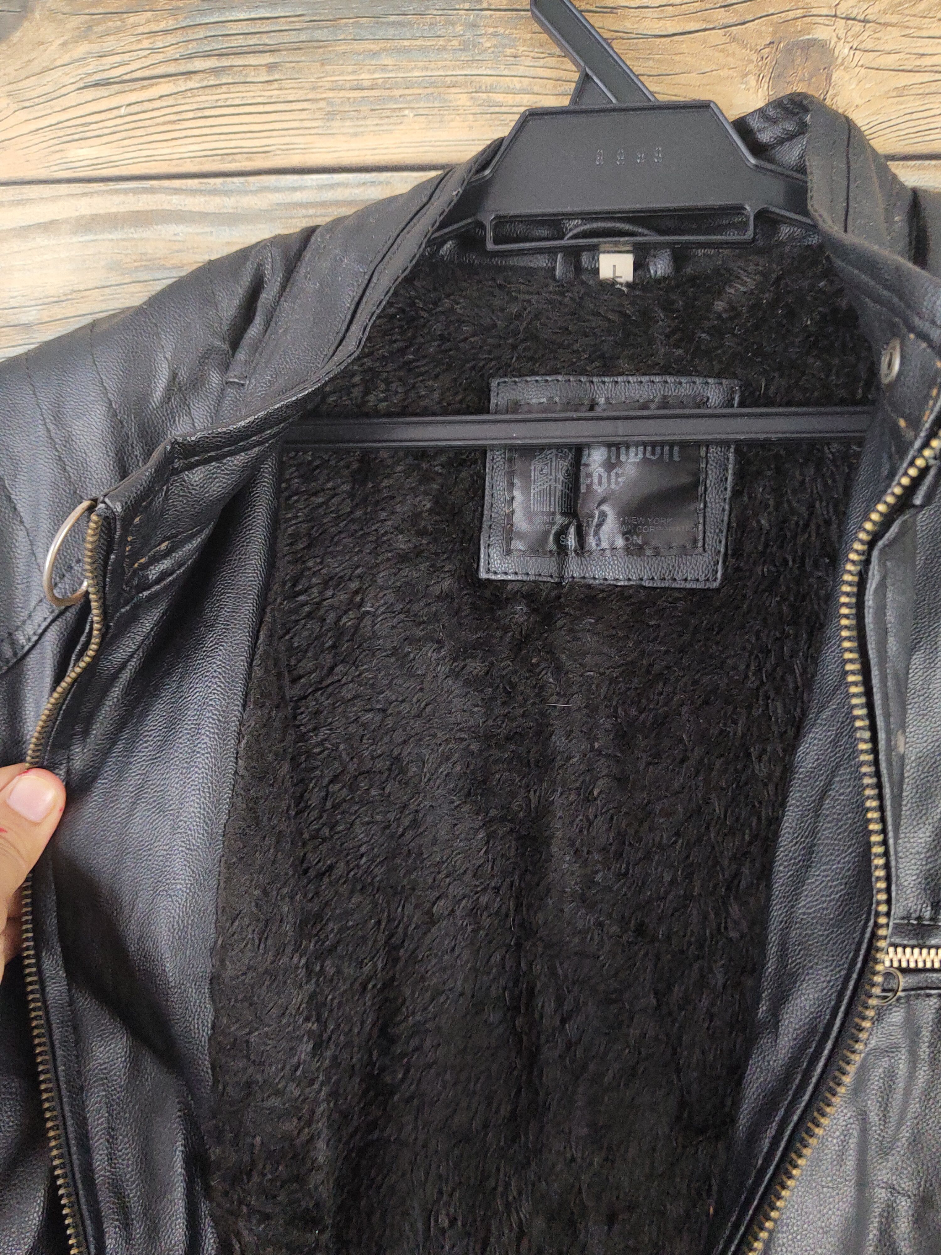 London Fog London Fog Black Leather Jackets #W1119 Size US M / EU 48-50 / 2 - 2 Thumbnail