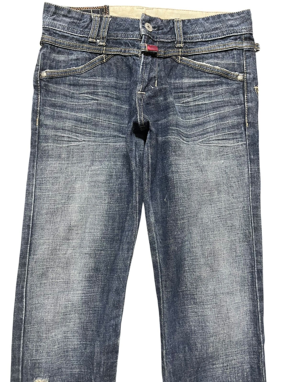 Marithe + Francois Girbaud Vintage Le Jean De Marithe Francois Avantgarde Denim Size US 28 / EU 44 - 2 Thumbnail