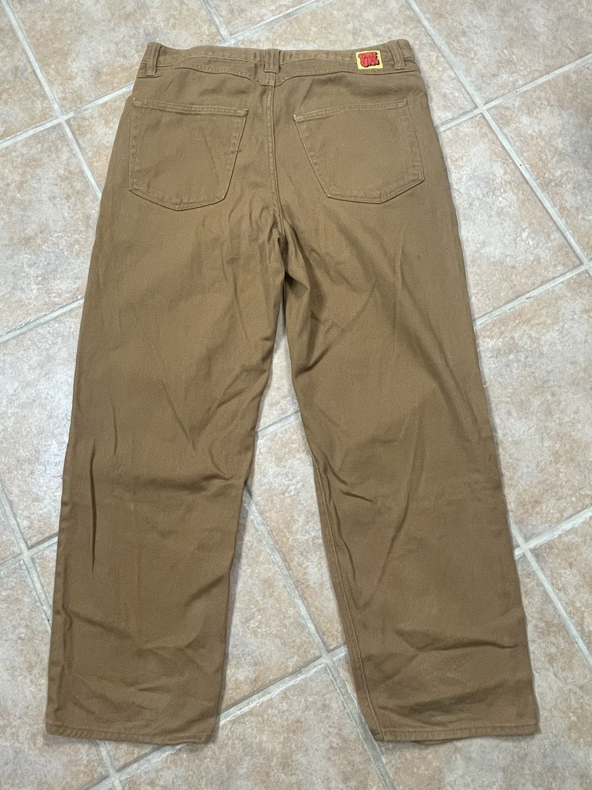 Empyre Empyre Loose Fit Double Knee Brown Pants Size US 34 / EU 50 - 3 Thumbnail
