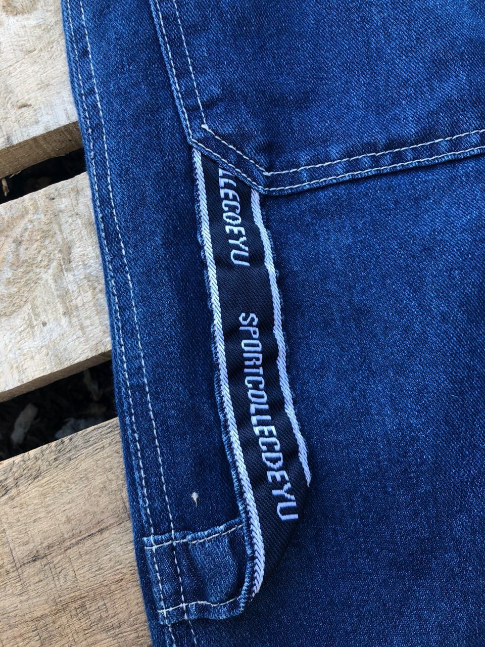 NBA Vintage NBA Western Jorts Denim Short Size US 31 - 5 Thumbnail