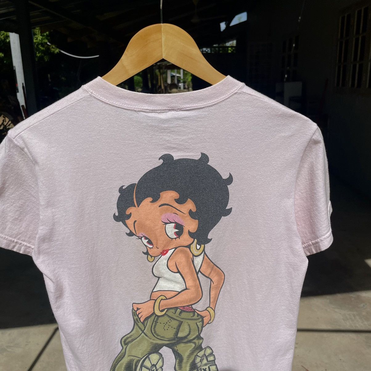 Vintage 🇺🇸VINTAGE 1996 BETTY BOOP HIP HOP MIRROR CARTOON NUDE T-SHIRT Size S / US 4 / IT 40 - 16 Thumbnail