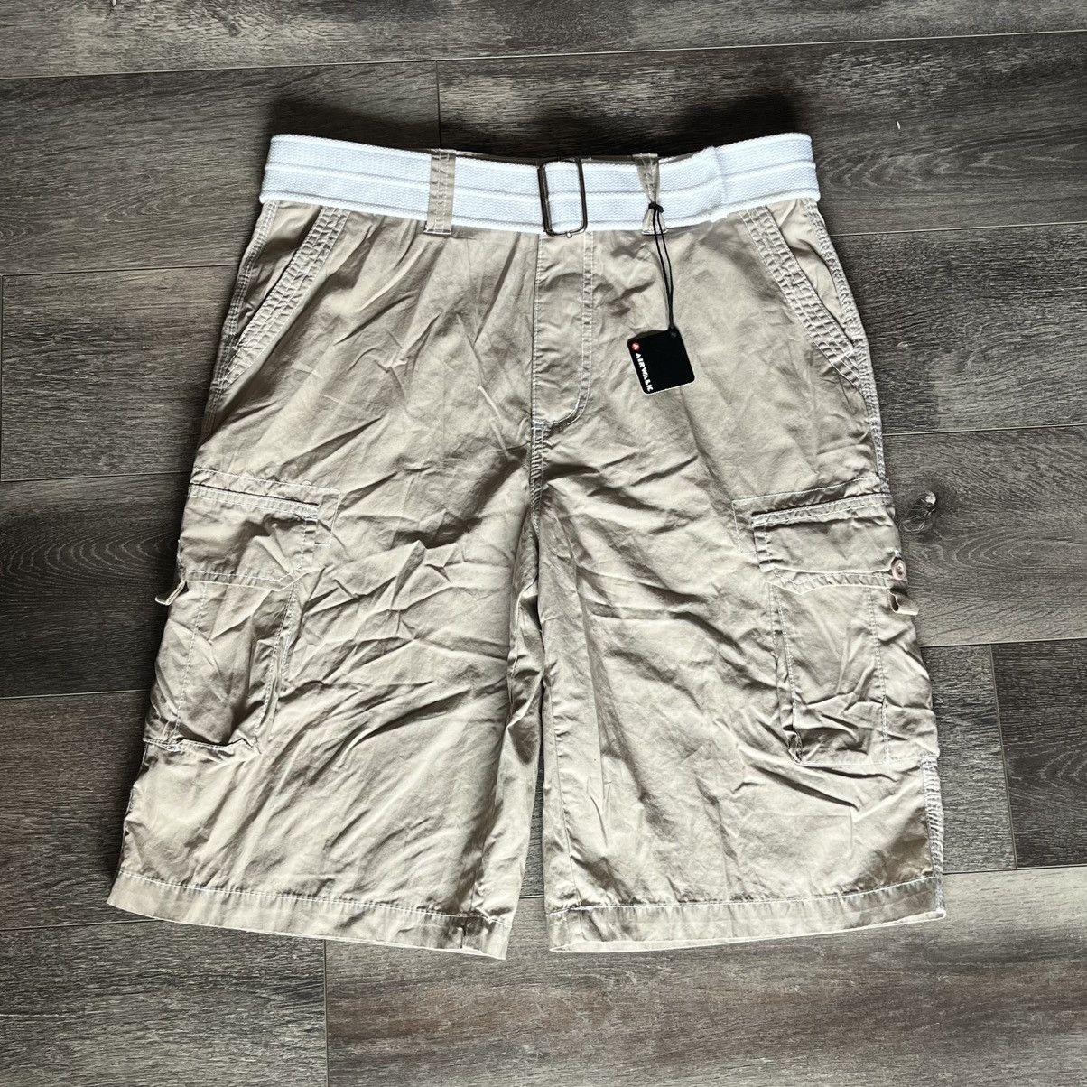 Airwalk New Vintage 2000s Airwalk Cargo Belted Skater Baggy Shorts Size US 32 / EU 48 - 1 Thumbnail