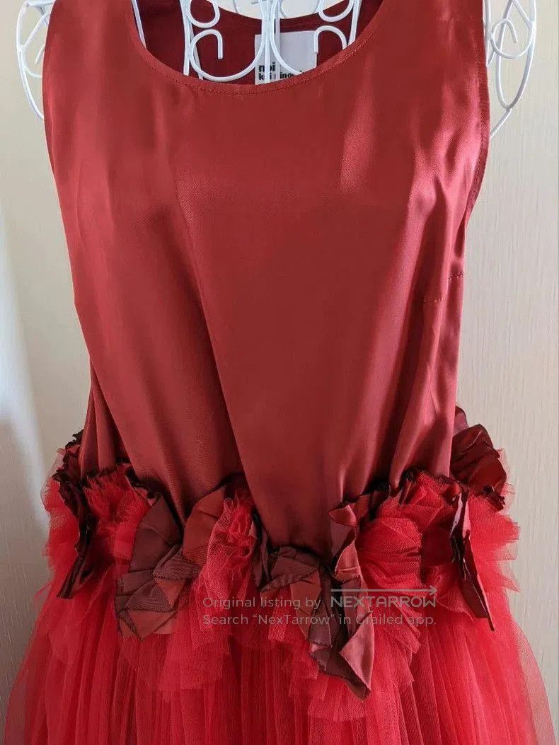 Comme des Garcons COMME des GARCONS Red Vintage Lace Dress. Size US S / EU 44-46 / 1 - 5 Thumbnail
