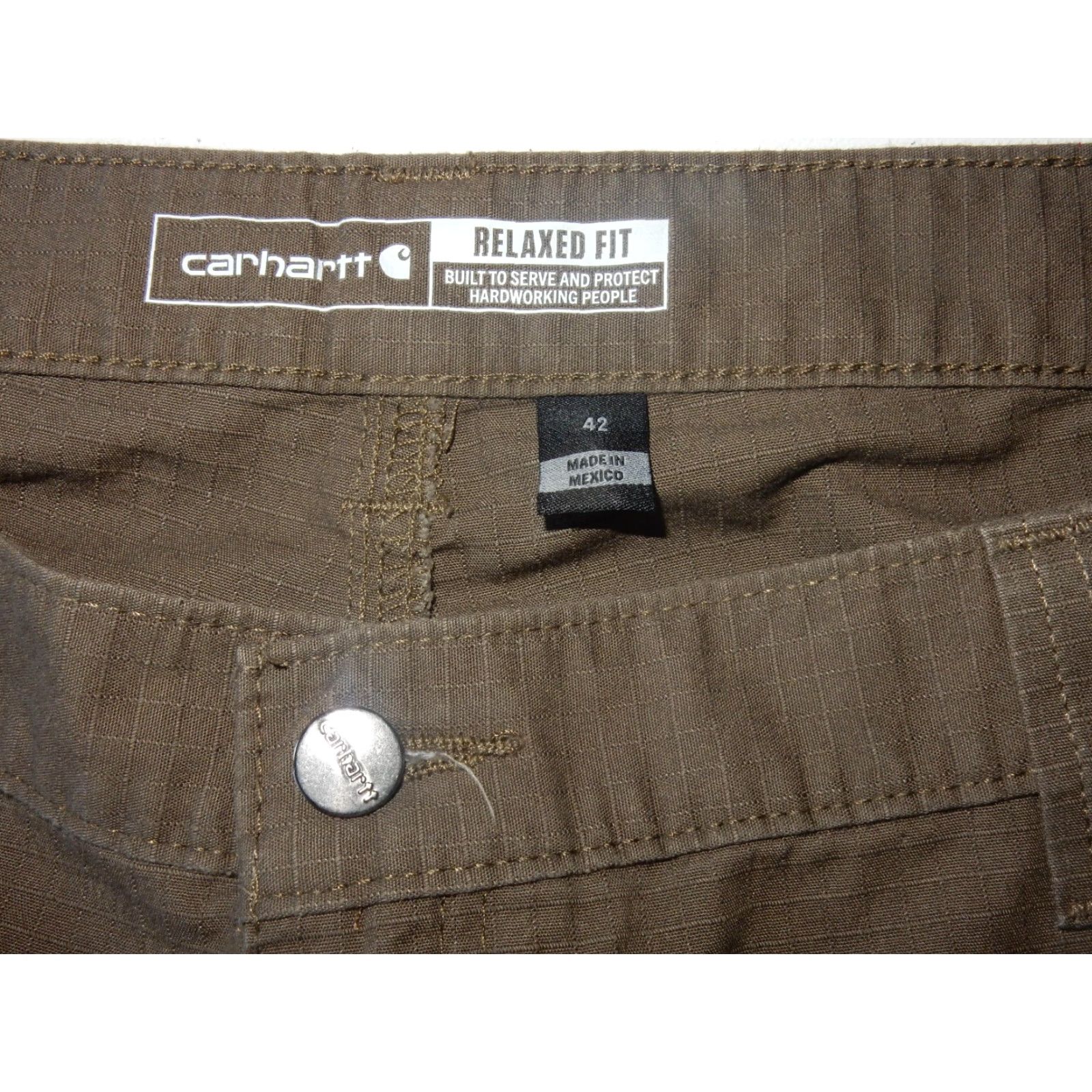 Carhartt VINTAGE Carhartt Cargo Shorts Men Size 42 Green Cotton Workwear Size US 42 / EU 58 - 6 Thumbnail