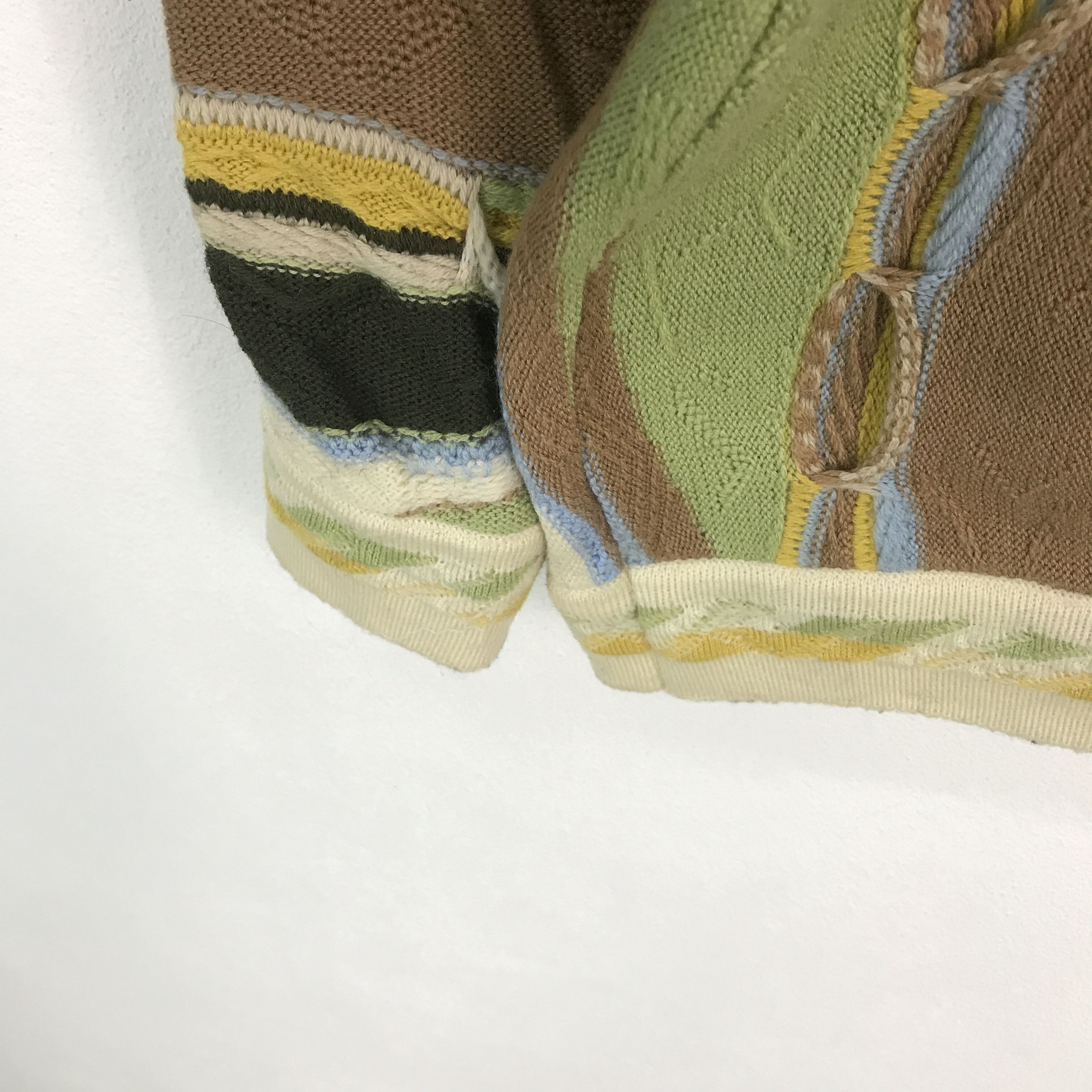 Aran Isles Knitwear × Japanese Brand × Vintage Vtg merino knitwear like style not coogi jacket Size US XS / EU 42 / 0 - 7 Thumbnail