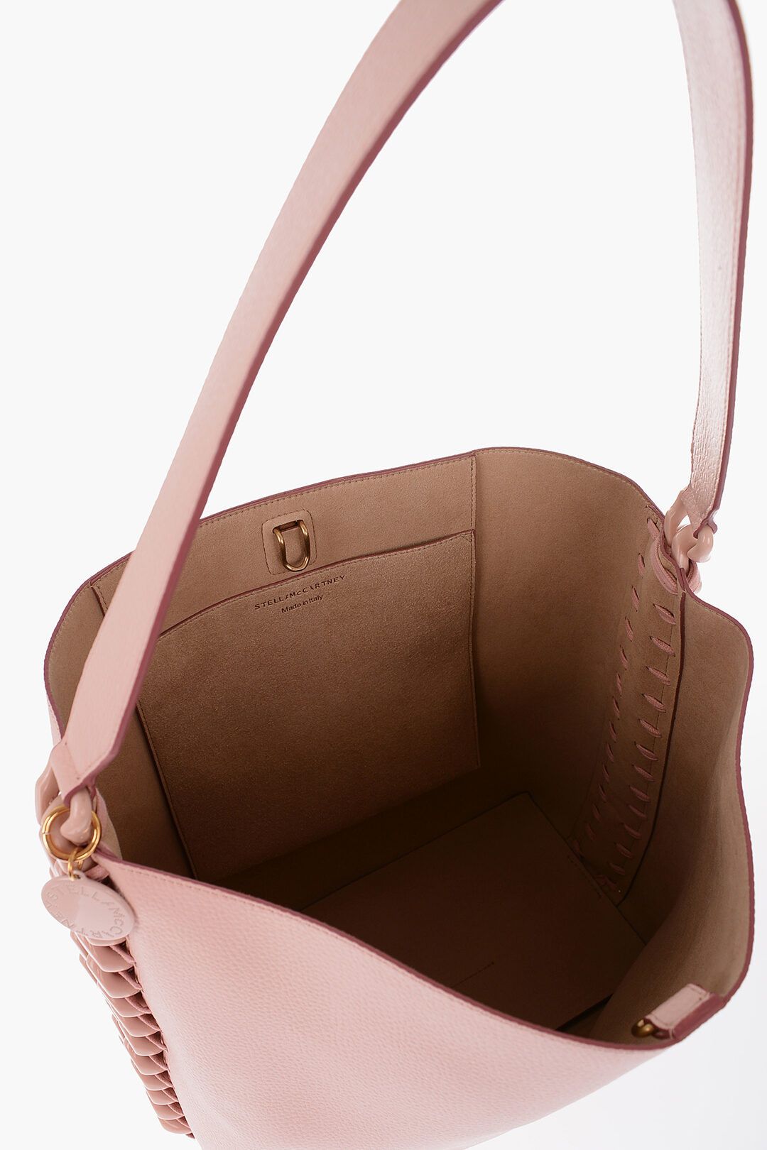 Stella McCartney og1mm0824 Size: OS / Faux Leather Tote Bag With Side Chain Size ONE SIZE - 4 Thumbnail
