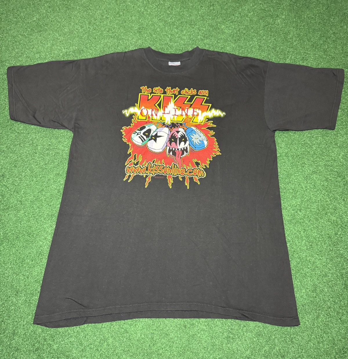 Band Tees × Vintage Vintage 90s Y2K Kiss Online RARE Website Promo XXL T Shirt Size US XXL / EU 58 / 5 - 1 Thumbnail