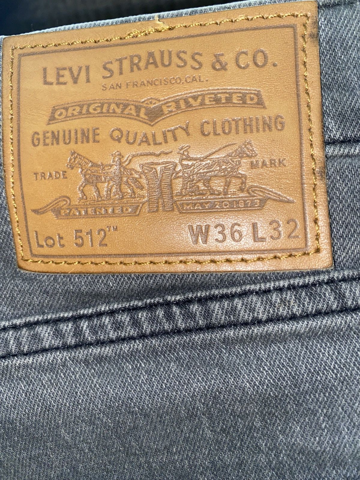 Levi's Levi‘s 512 Slim Taper jeans - W36 L32 Size US 36 / EU 52 - 3 Thumbnail
