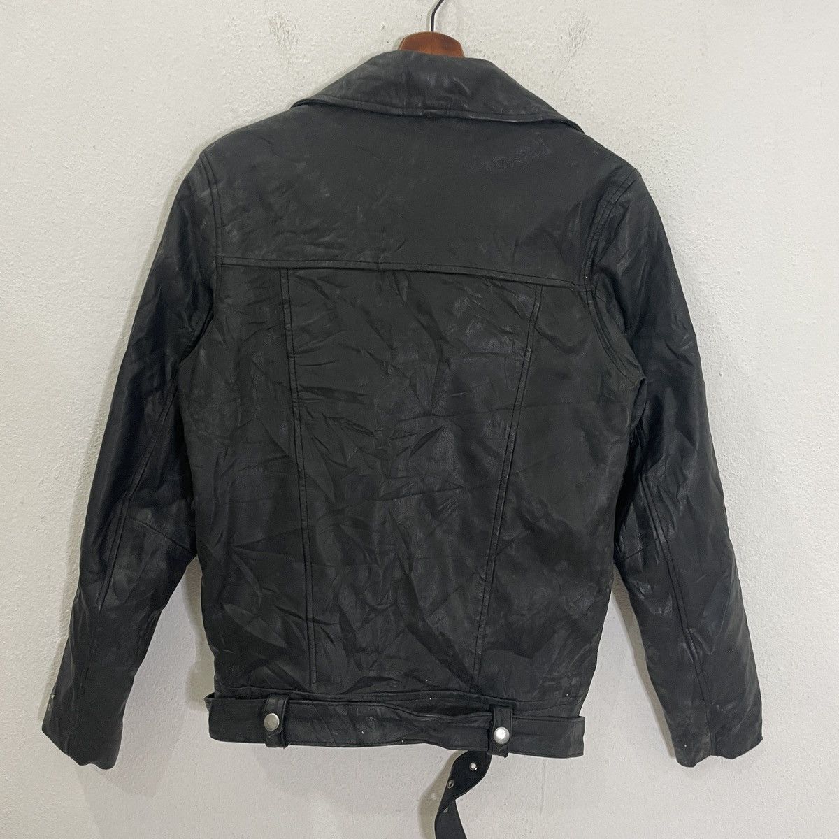 Japanese Brand Vintage Asos Leather Bikers Jacket Size US S / EU 44-46 / 1 - 7 Thumbnail
