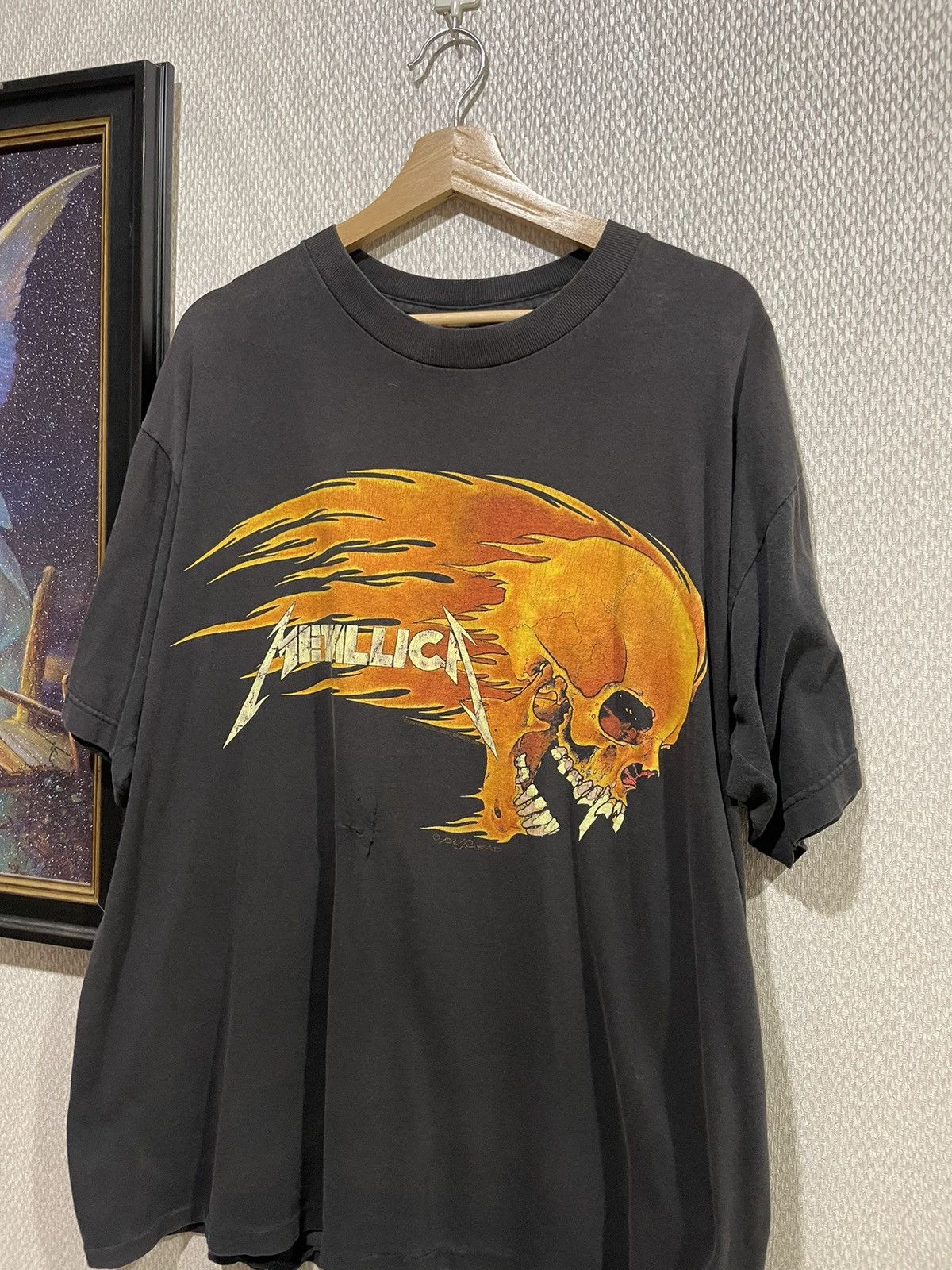 Band Tees Vintage 1990s Metallica Pushead Sun Size US XL / EU 56 / 4 - 2 Thumbnail