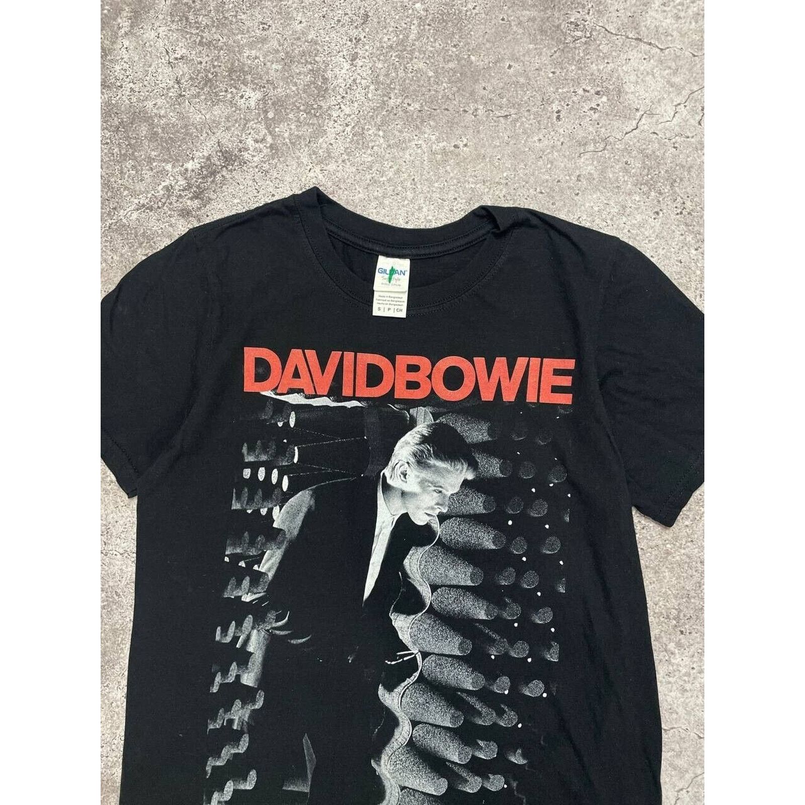 Band Tees × Vintage Vintage David Bowie Black Graphic T-Shirt S Size US S / EU 44-46 / 1 - 2 Thumbnail