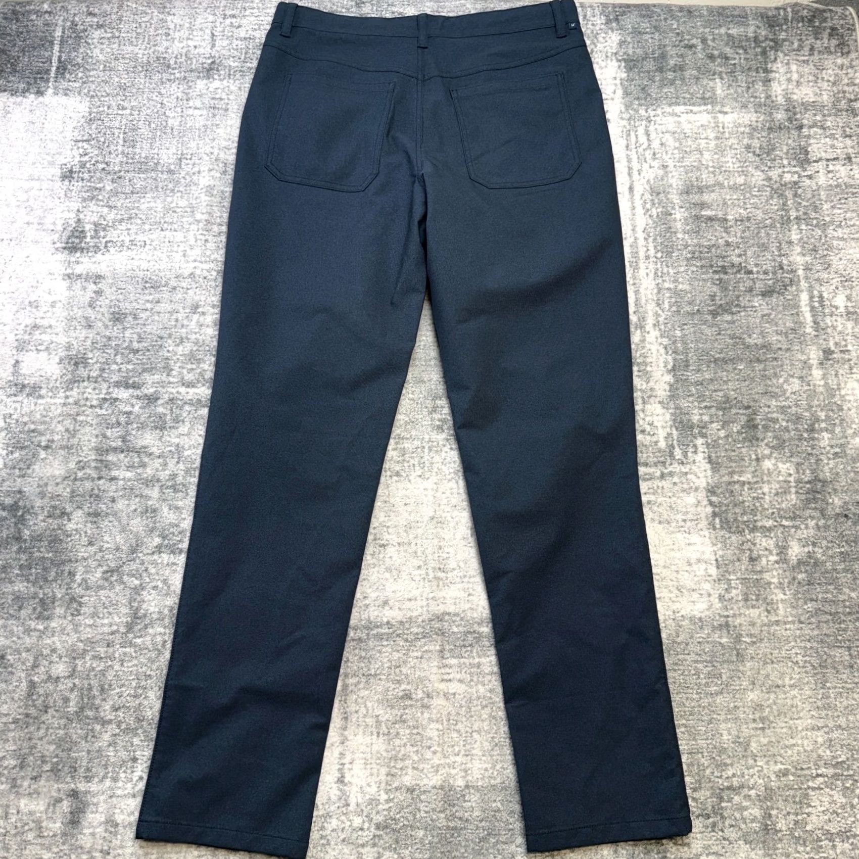Vintage Ministry of Supply Kinetic Pants Mens 34 Blue 5 Pocket Tech Performance Commute Size US 34 / EU 50 - 5 Thumbnail
