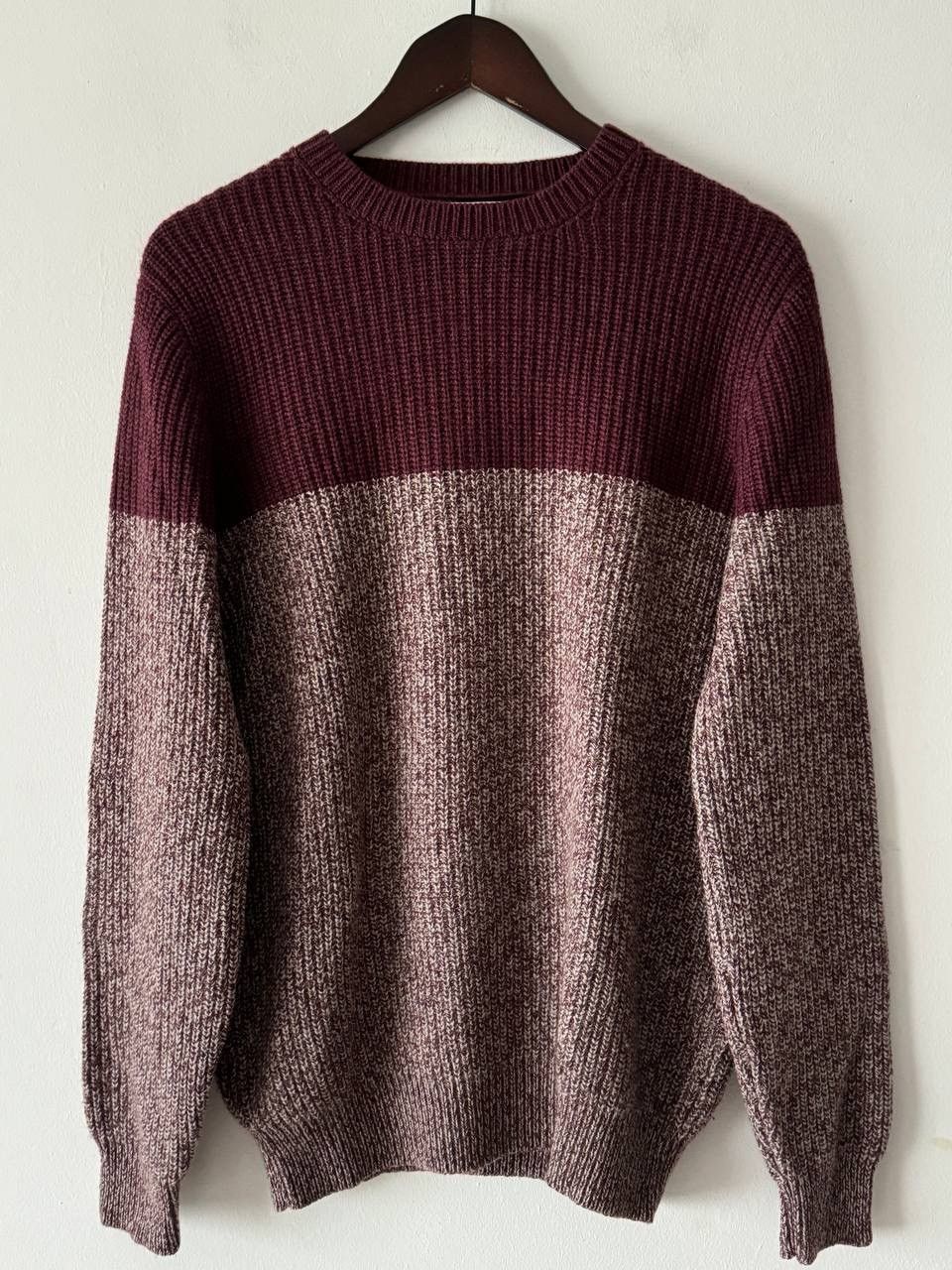 Brunello Cucinelli 🔥🔥 Brunello Cucinelli Burgundy Cashmere Sweater Size US L / EU 52-54 / 3 - 1 Thumbnail