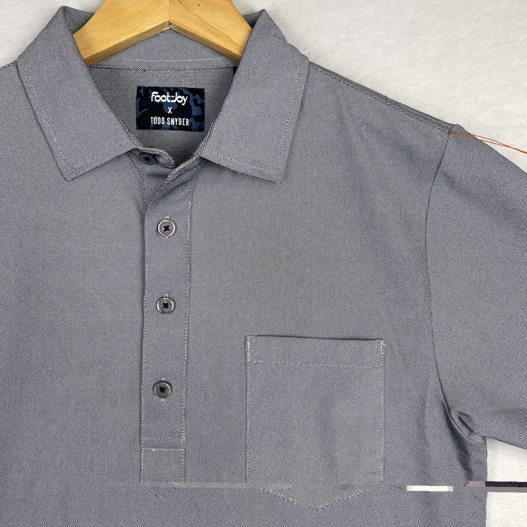 Footjoy FootJoy Todd Snyder Polo Shirt Mens XS Gray FJ Short Sleeve Pocket Collared Golf Brand Shirt Size US XS / EU 42 / 0 - 3 Thumbnail