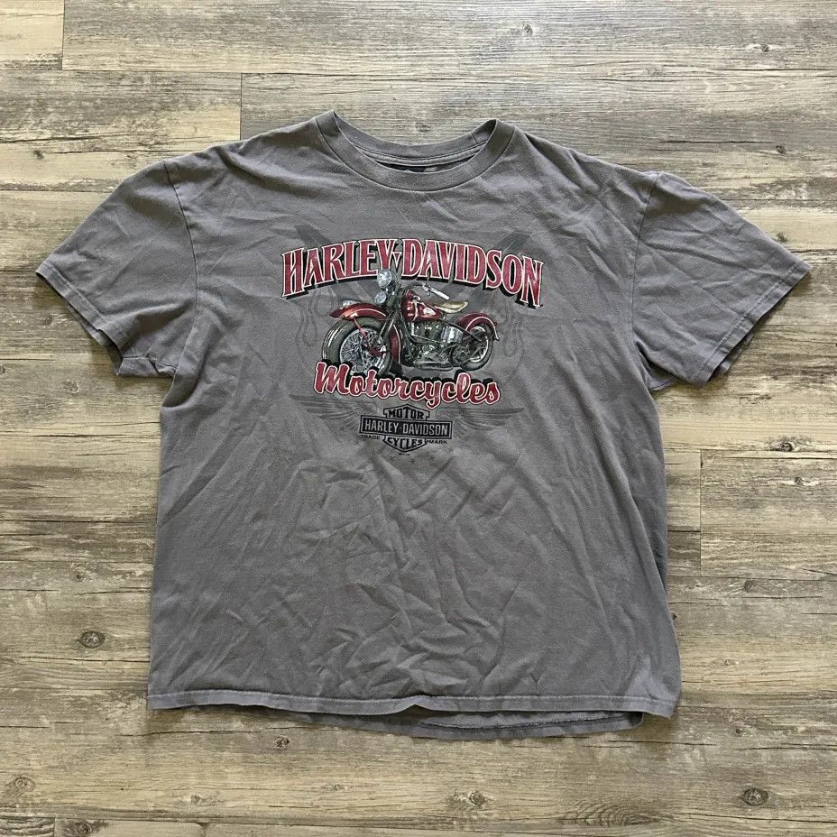 Harley Davidson Vintage Harley Davidson Flames Motorcycle T-Shirt Size US XXL / EU 58 / 5 - 1 Thumbnail