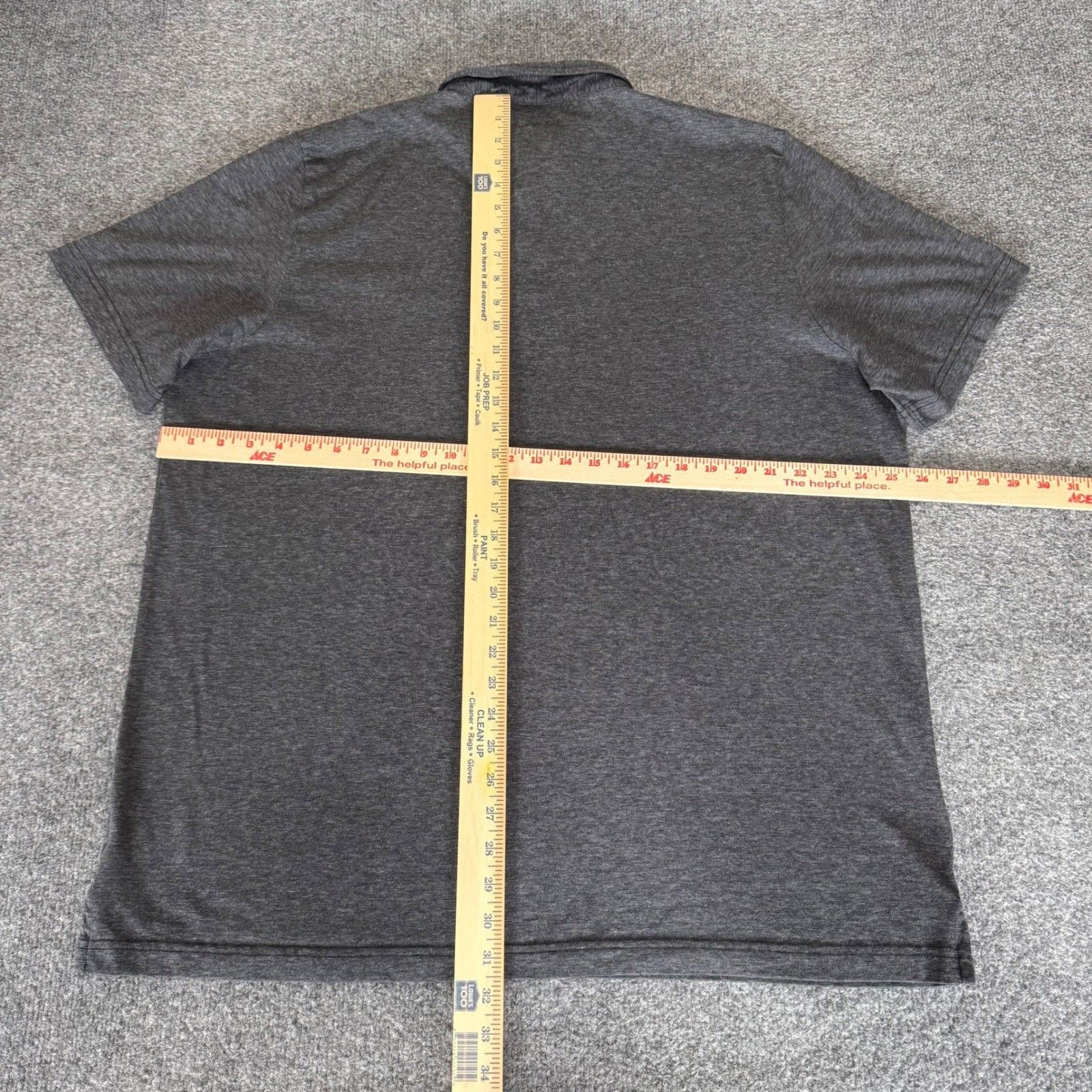 TravisMathew Travis Mathew Mens Polo Shirt 3XL Grey Short Sleeve Pima Size US XXL / EU 58 / 5 - 6 Thumbnail