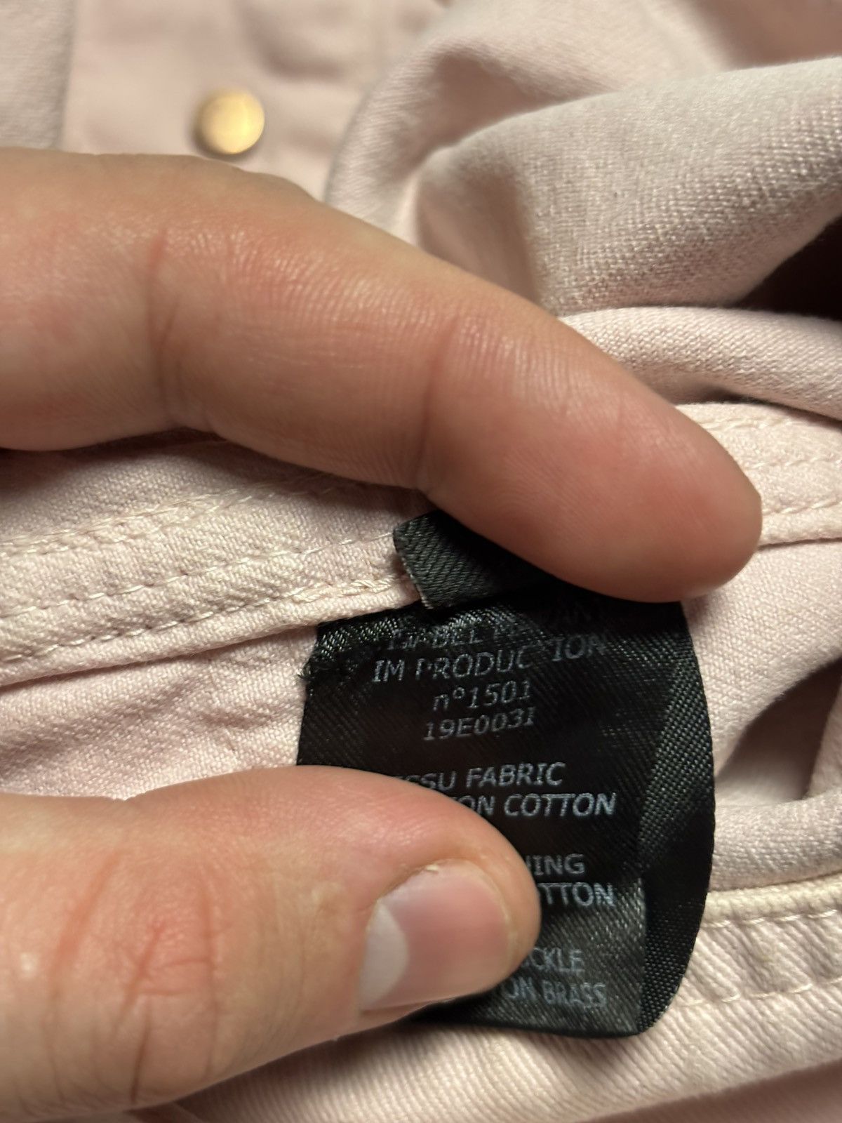Designer × Isabel Marant Isabel Marant Denim Cargo Pants Pink Womens Size 34 Size 34" / US 12 / IT 48 - 15 Thumbnail
