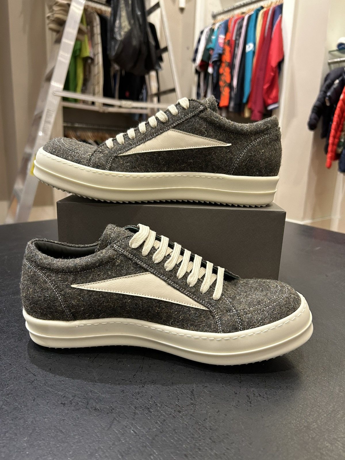 Rick Owens Rick Owens Wool Vintage Low Sneaker Size US 9 / EU 42 - 2 Thumbnail