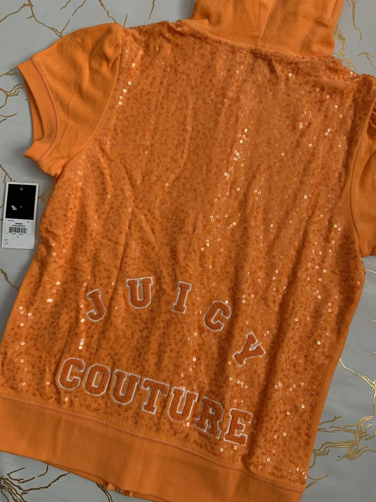 Juicy Couture New Vintage Juicy Couture Velour Full Zip Hoodie Large Size L / US 10 / IT 46 - 5 Thumbnail
