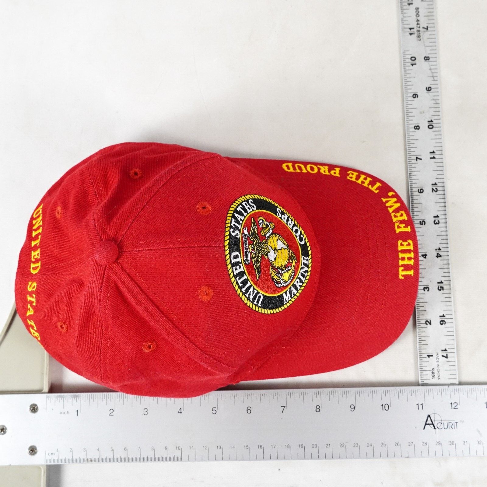 Other United States Marine Corps Military Hat Cap Strapback Red Size ONE SIZE - 9 Thumbnail