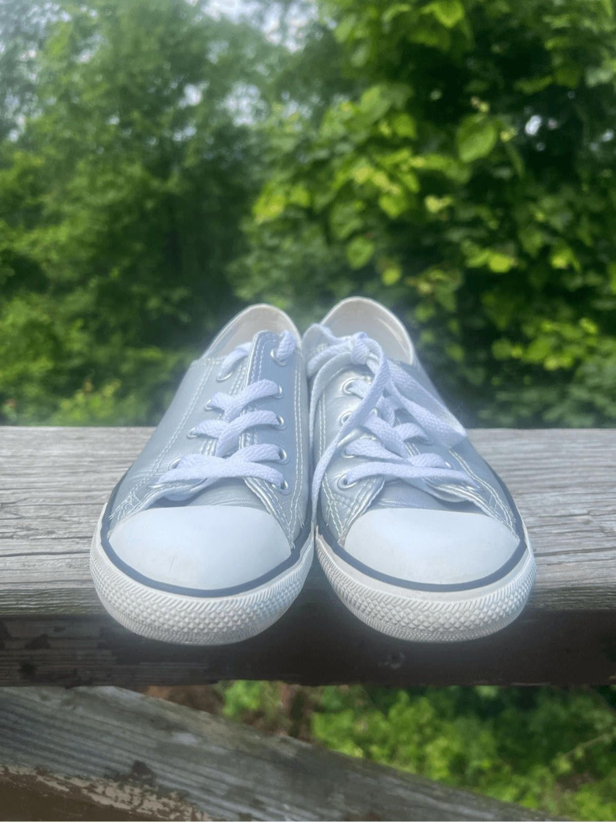 Converse Converse Chuck Taylor silver metallic low top sneakers 7 Size US 7 / IT 37 - 7 Thumbnail