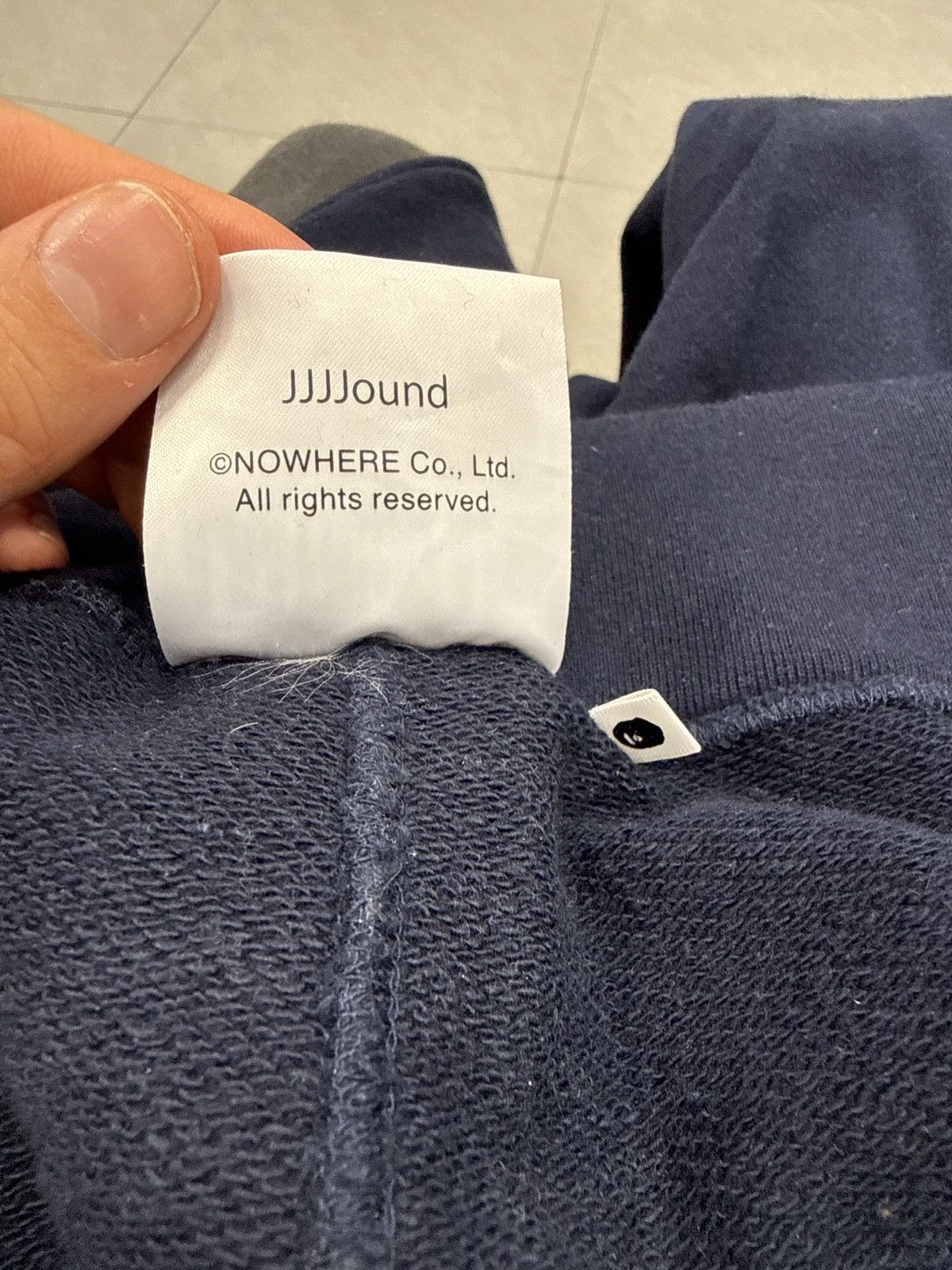 Bape × JJJJound Bape x JJJJound Sweatpants Navy Large Size US 33 - 4 Thumbnail