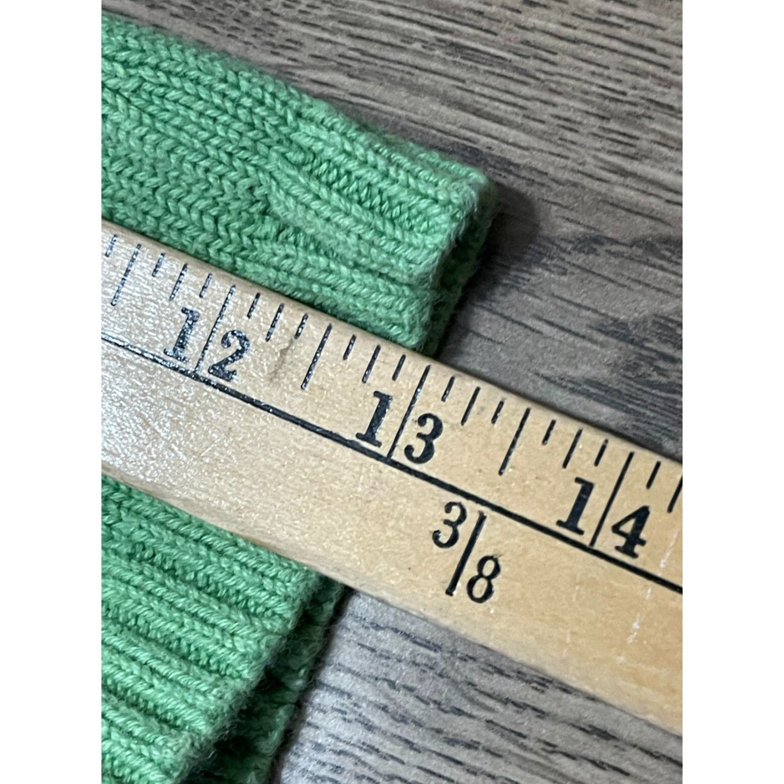 Lands' End Lands' End Cardigan Sweater Women Large Green Open Ribbed Knit Adult Regular Size L, Casual, Open Cardigan, Lands' End Womens Size L / US 10 / IT 46 - 7 Thumbnail