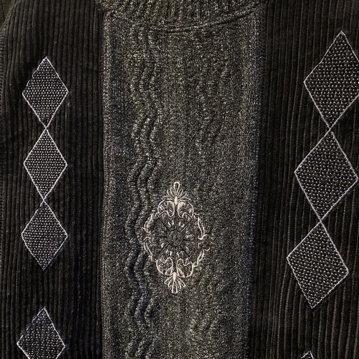 Designer × Valentino × Vintage Vintage Rudolph Valentino Jacquard Sweatshirt Crewneck Size US M / EU 48-50 / 2 - 3 Thumbnail