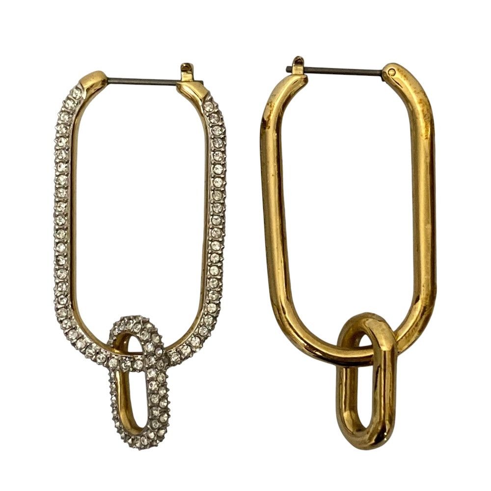 Swarovski Swarovski Time Hoop Earrings Metal Earrings DUTY FREE for USA