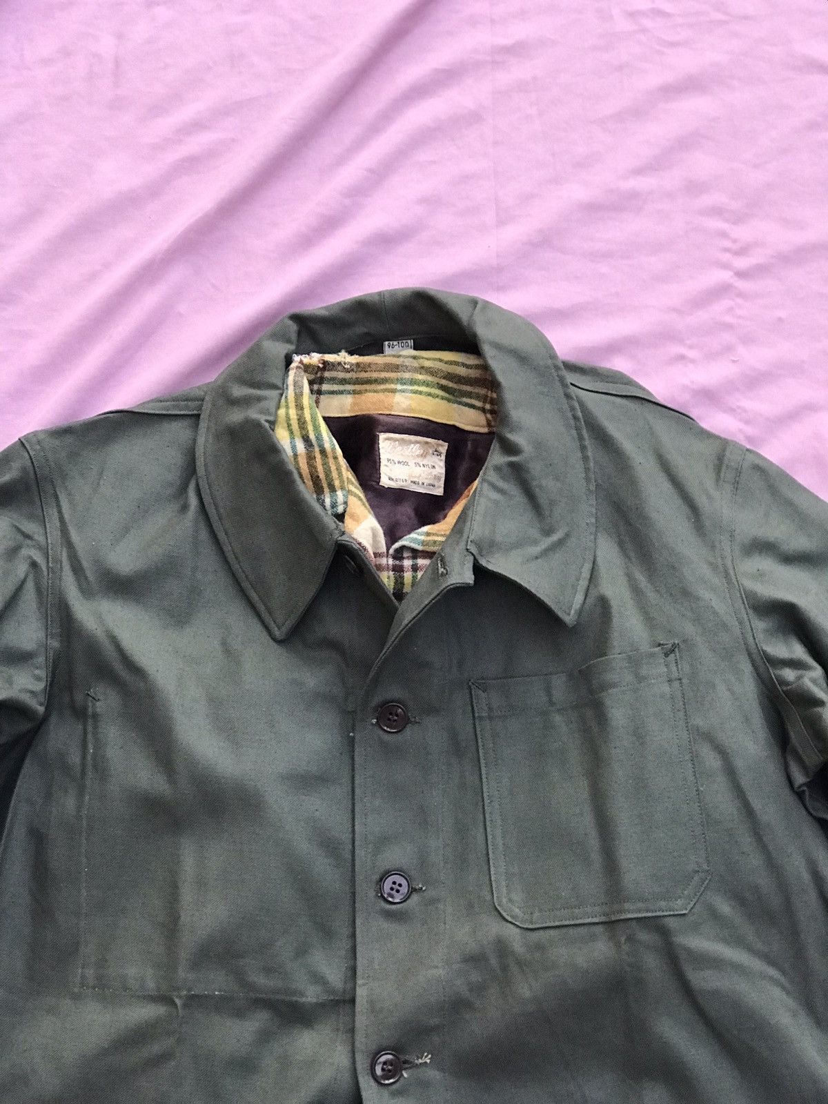 Other MADE JAPAN 95% WOOL FLANNEL SHIRT Size US M / EU 48-50 / 2 - 11 Thumbnail