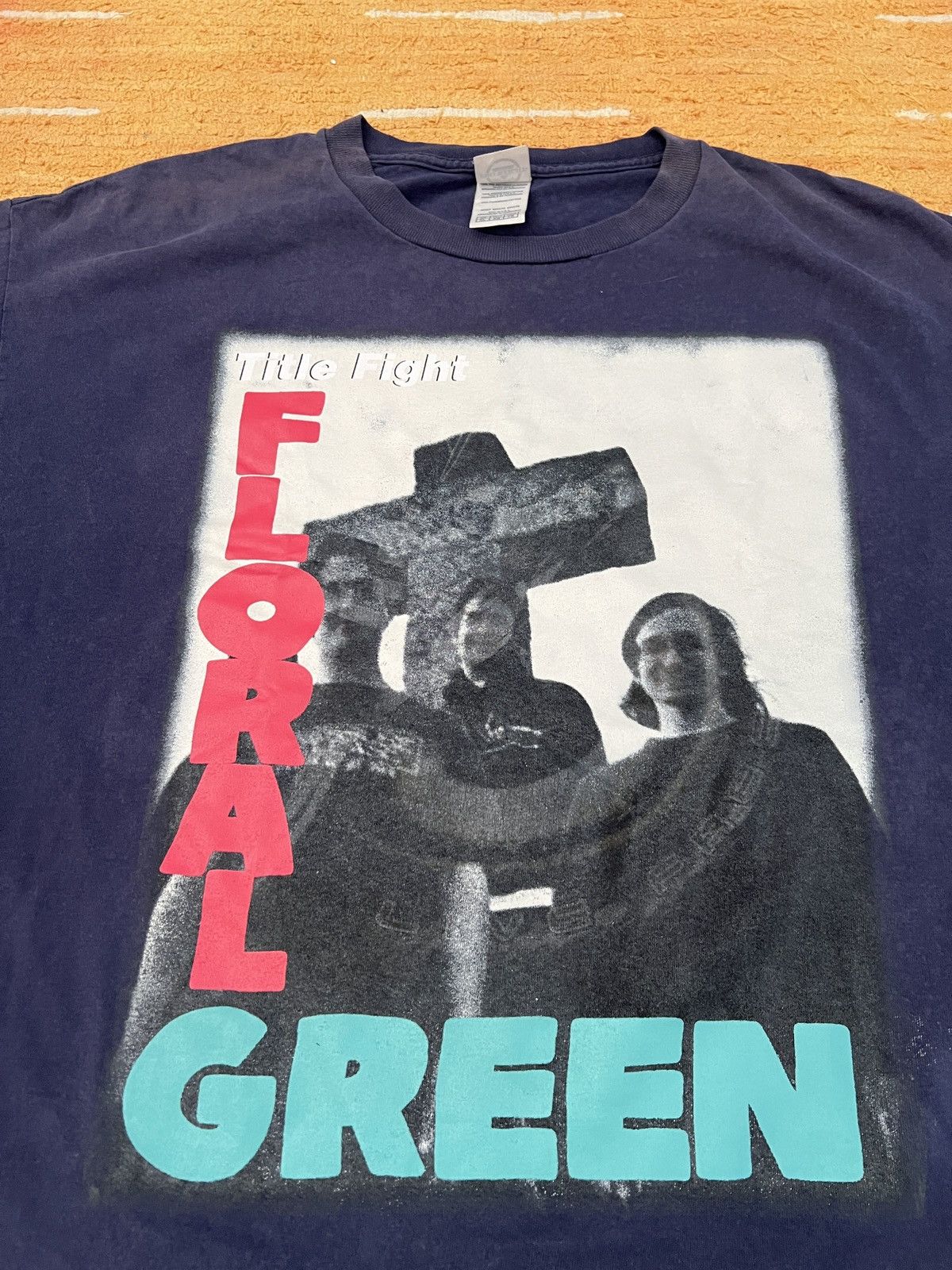 Band Tees Vintage 2010’s Title Fight Floral Green Hardcore rare tshirt Size US XL / EU 56 / 4 - 1 Thumbnail