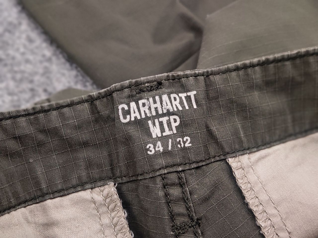 Carhartt Vintage Carhartt Green Ripstop Faded Cargo Pants Y2k Style Size US 34 / EU 50 - 19 Thumbnail