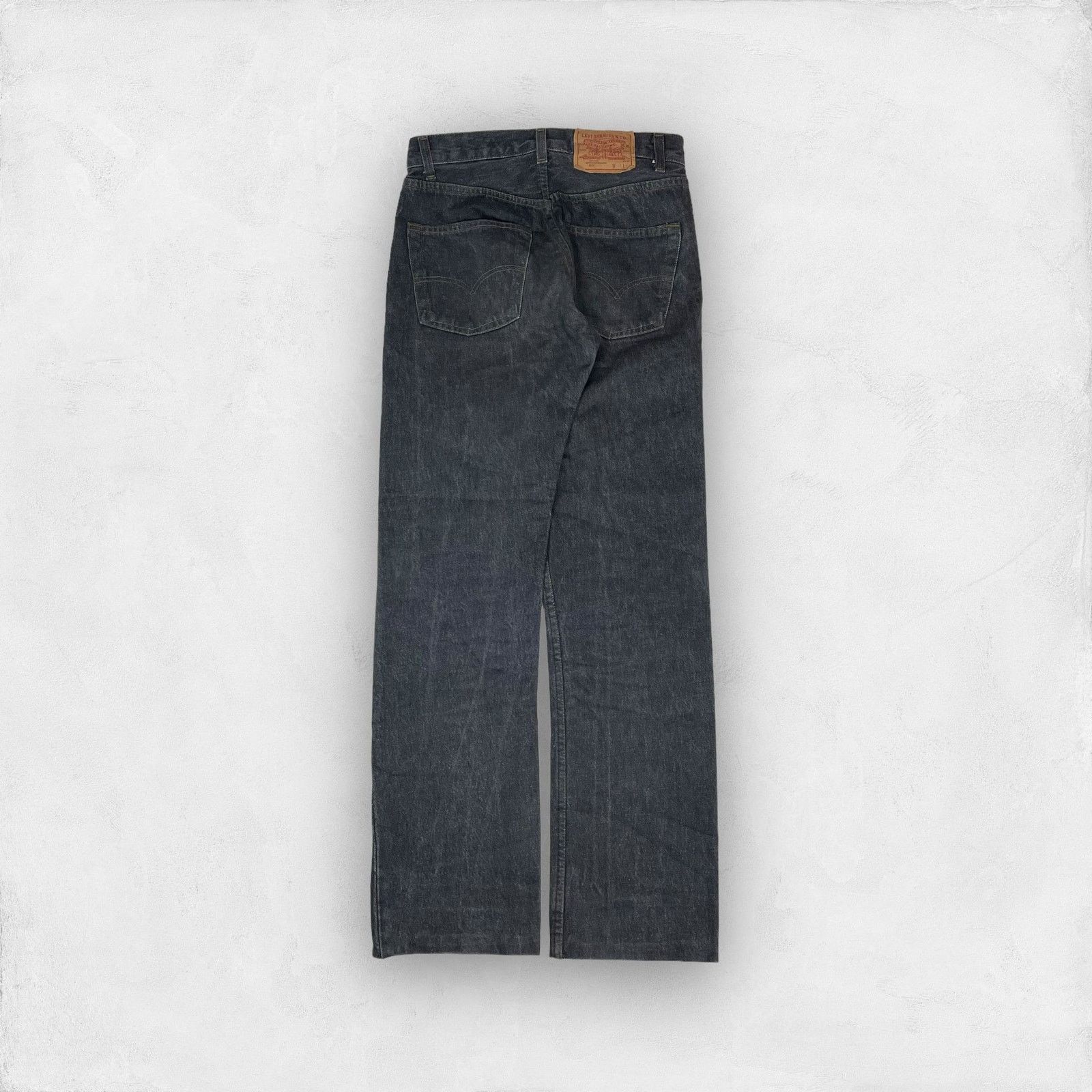 Levi's × Vintage Levi's 501 Men's Gray Cotton Denim Straight Leg Jeans 30x34 Size US 30 / EU 46 - 1 Thumbnail
