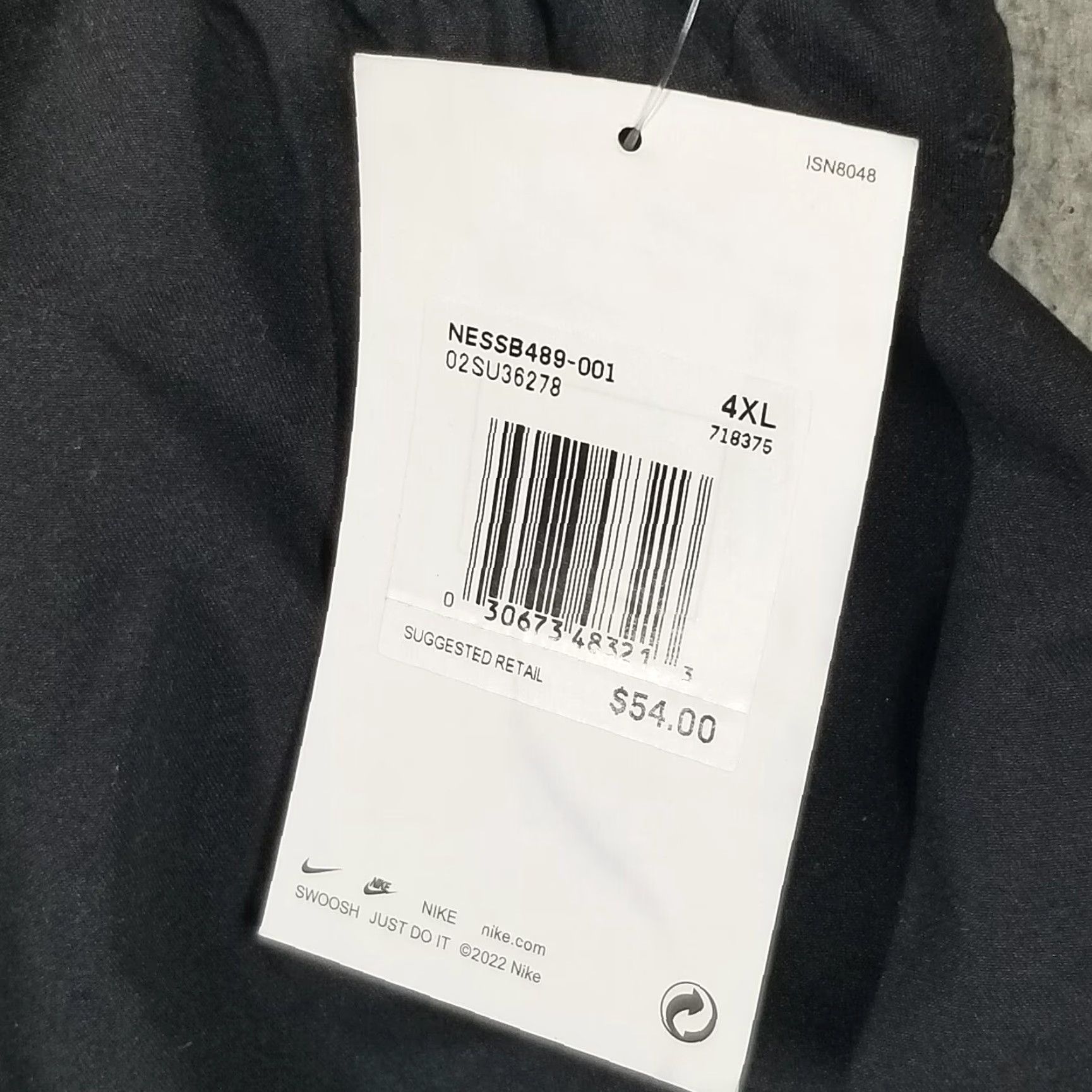 Nike Nike Split Volley Swim Shorts 4XL Men's Trunks Black Gray Colorblock NESSB489-001 New Size US 39 - 2 Thumbnail