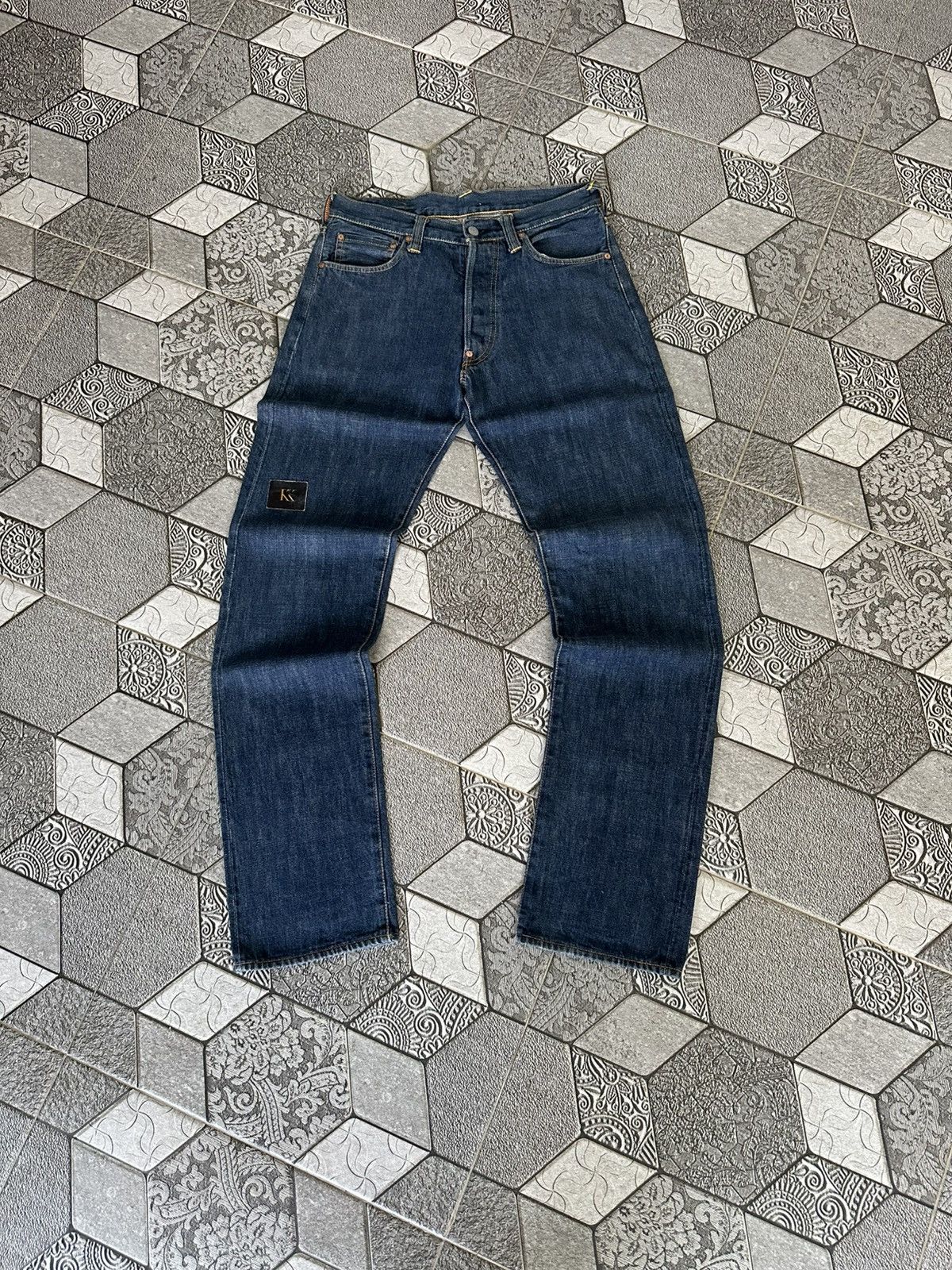 Evisu EVISU DAICOCK SEAGULLS BLUE SELVEDGE Size US 31 - 2 Thumbnail