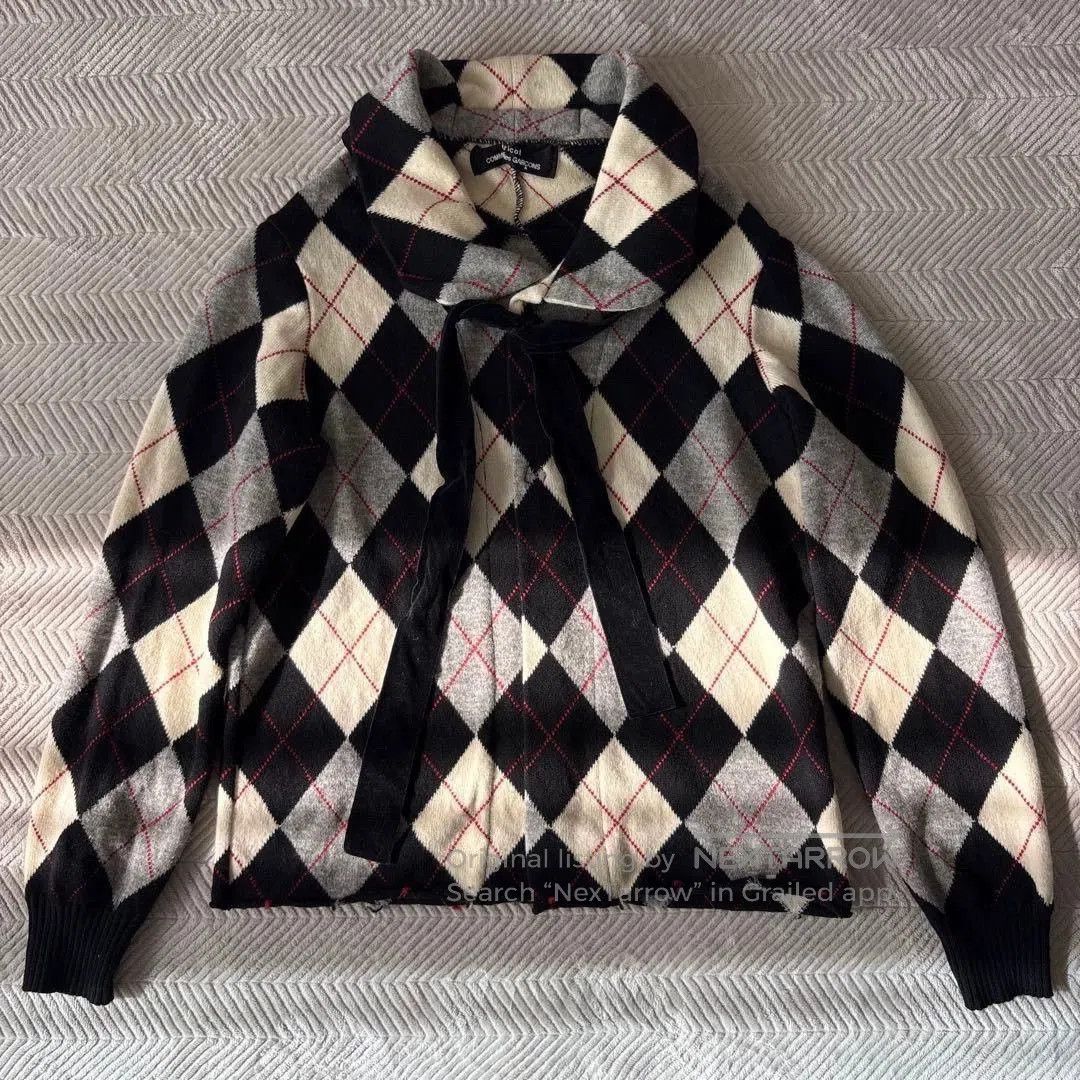 Comme des Garcons Comme des Garçons Argyle Cardigan M. Size US M / EU 48-50 / 2 - 2 Thumbnail