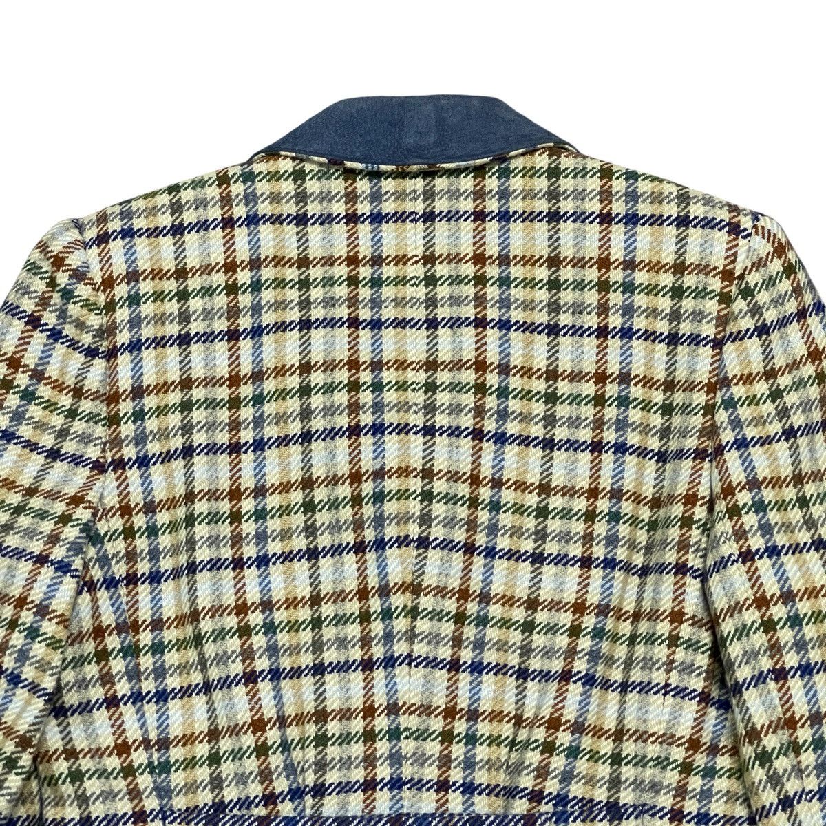 Celine ‼️RARE‼️ Vtg 70s Celine Paris Burgeois Chic Wool Plaid Blazer Size M / US 6-8 / IT 42-44 - 18 Thumbnail